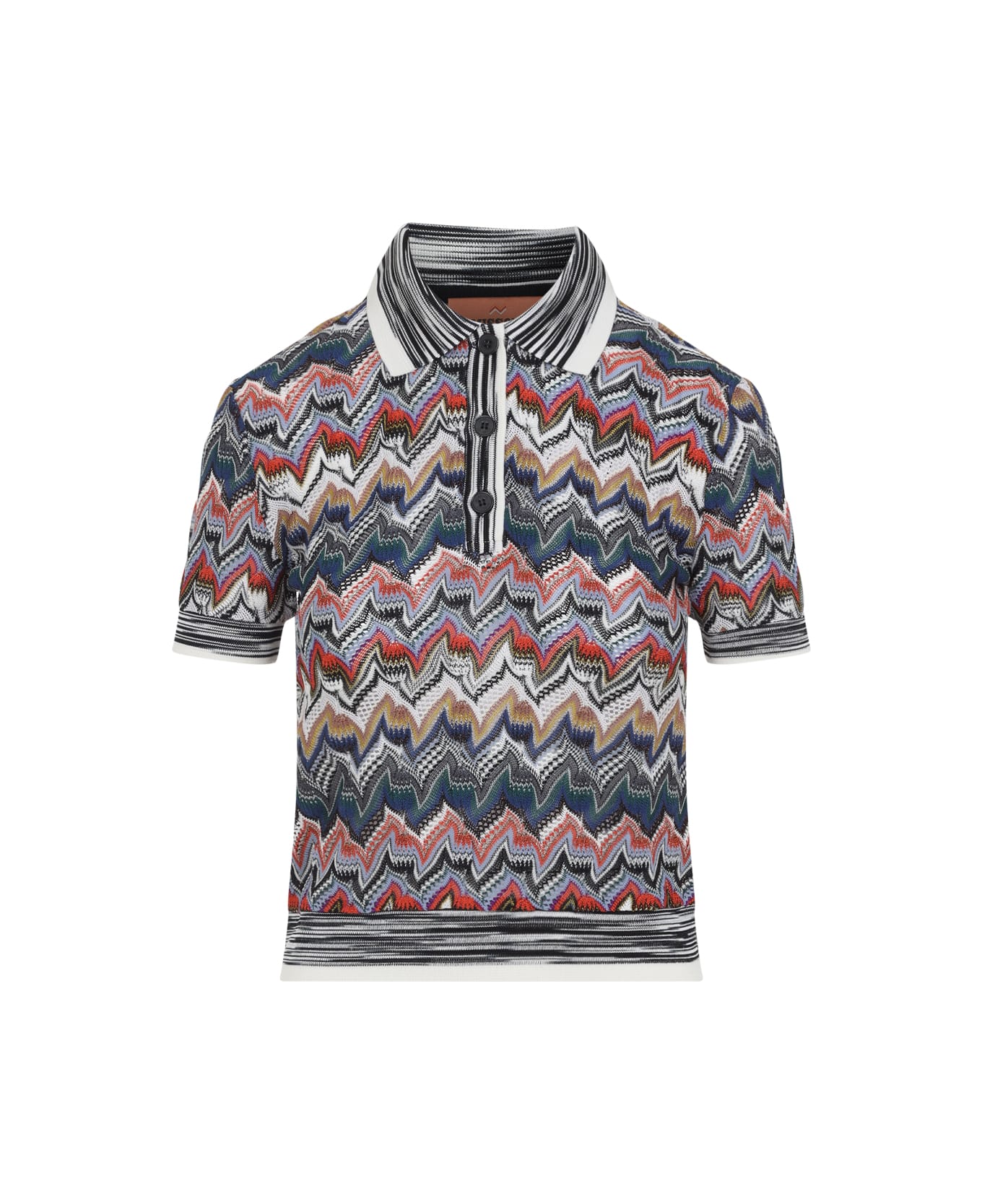 Missoni Viscose And Wool Polo - Multicolor