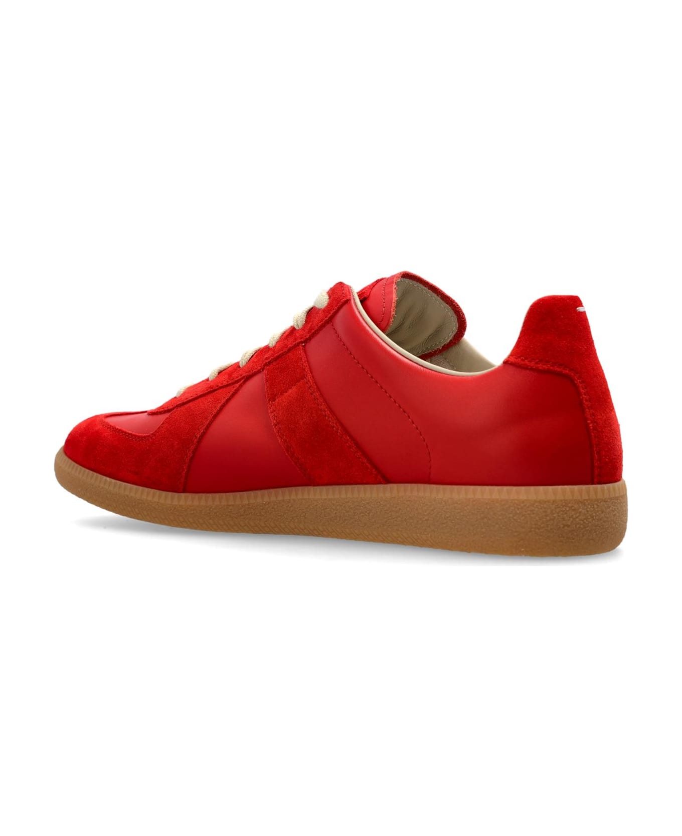 Maison Margiela Leather Sports Shoes - RED