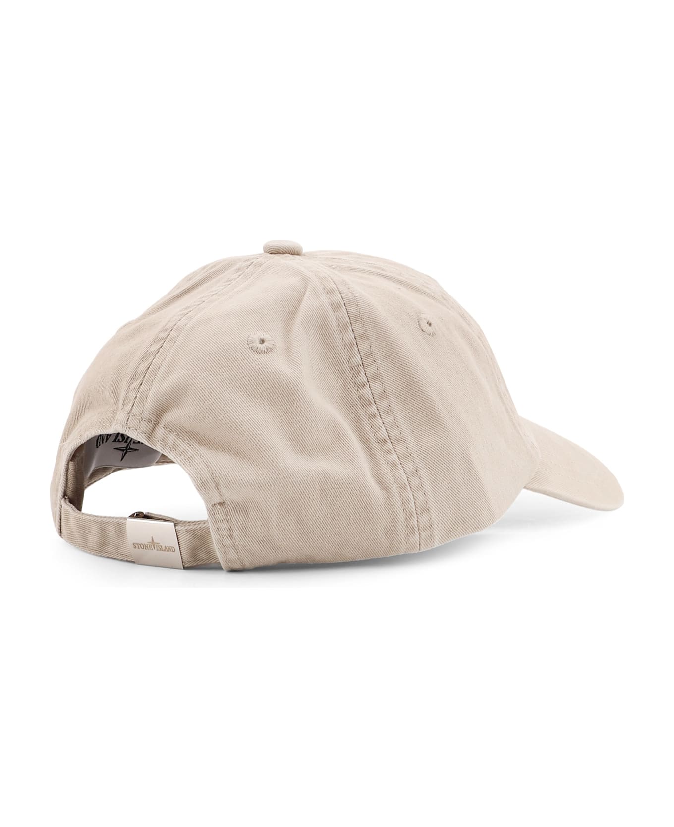 Stone Island Cotton Baseball Hat - Desert