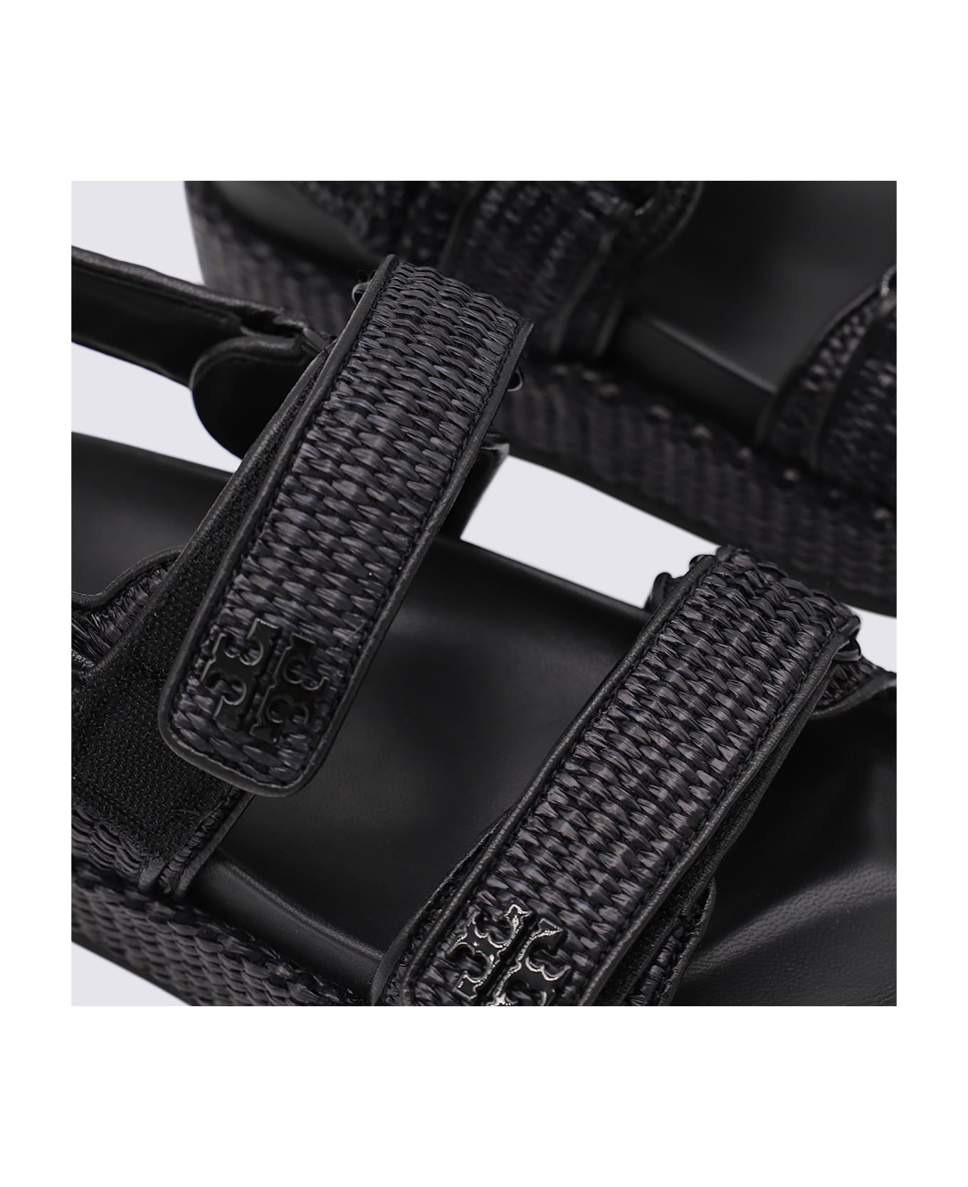 Tory Burch Black Flats - Black