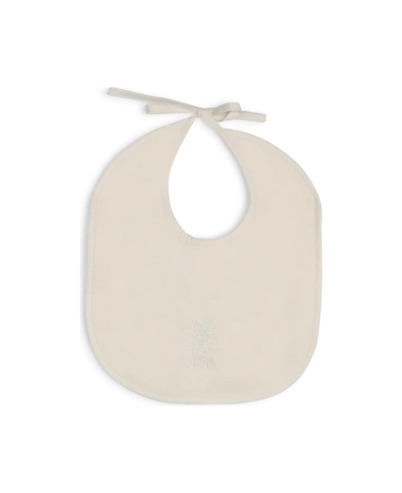Chloé Gift Set With Playsuit And Bibs - White トップス