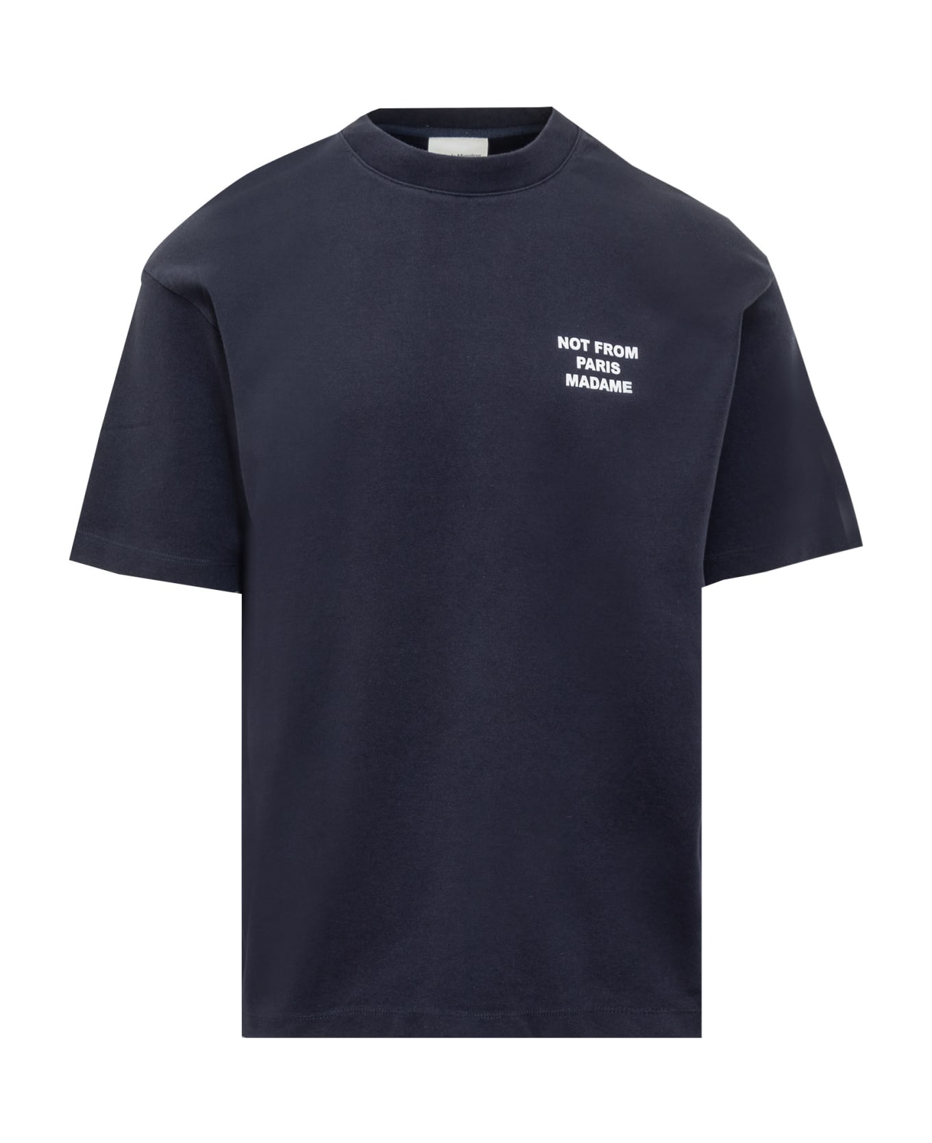 Drôle de Monsieur Le Slogan T-shirt - BLUE