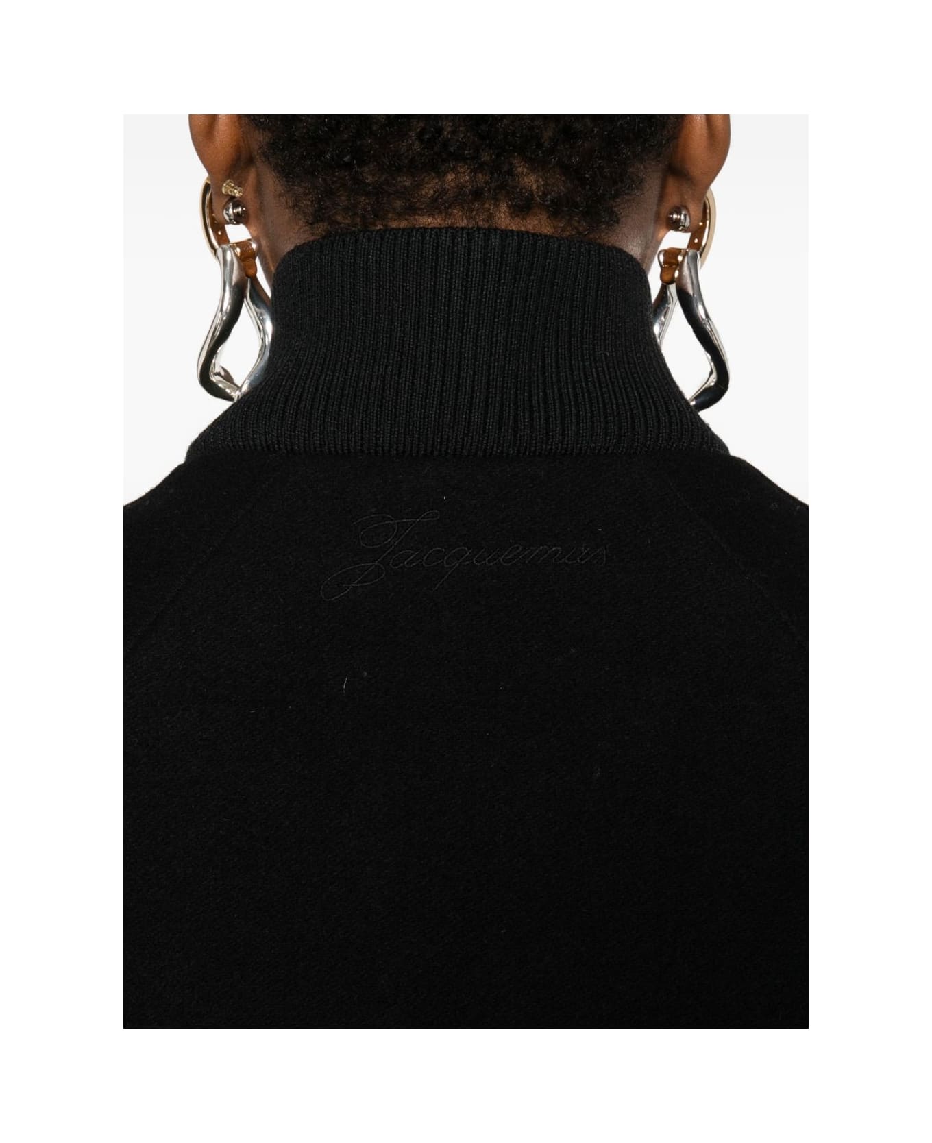 Jacquemus Black Bomber Jacket - Black