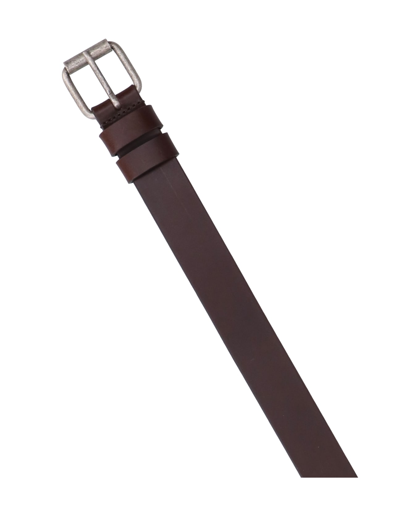 Aspesi Leather Belt - Brown