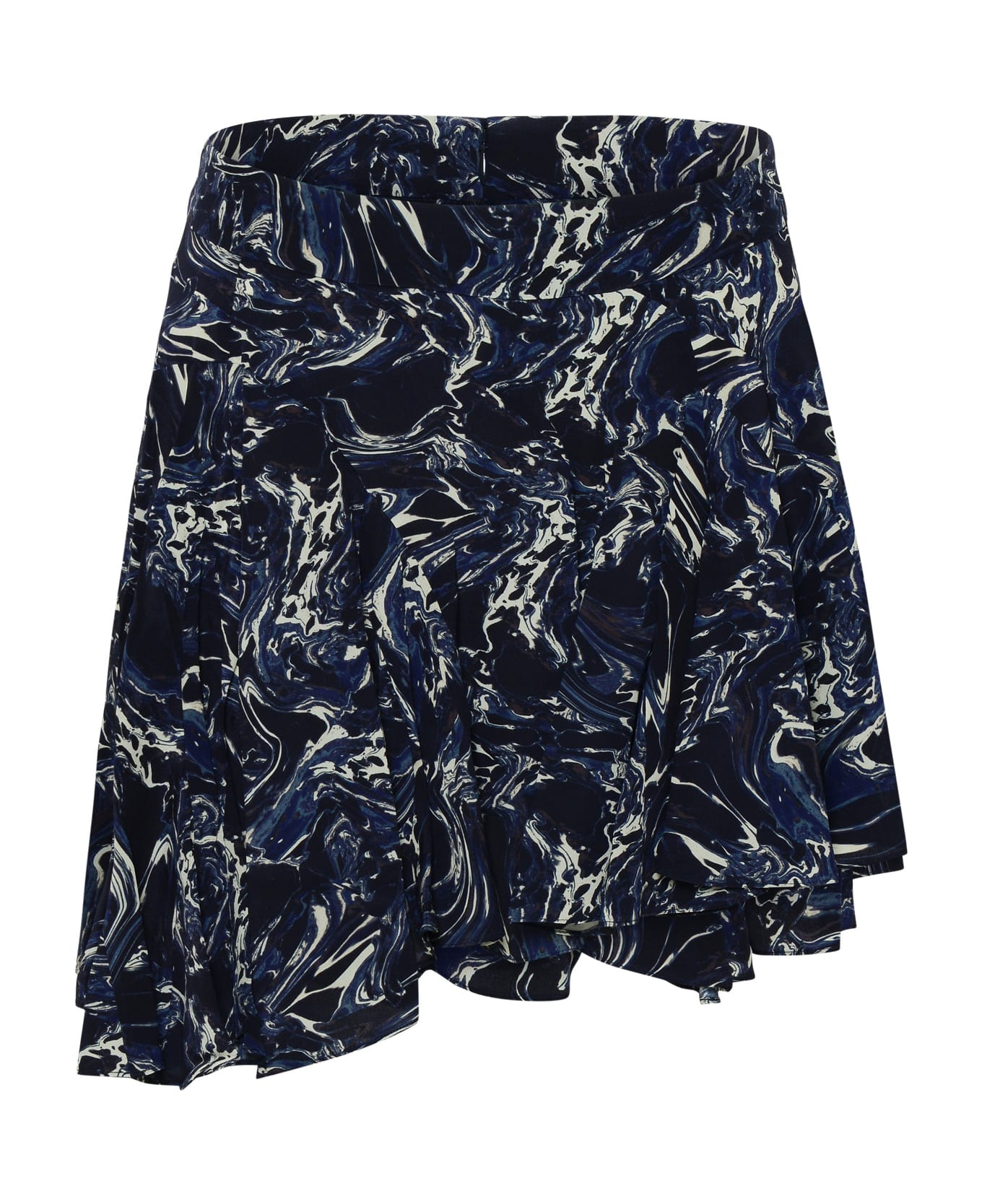 Isabel Marant 'teyana' Blue Silk Skirt - Blue