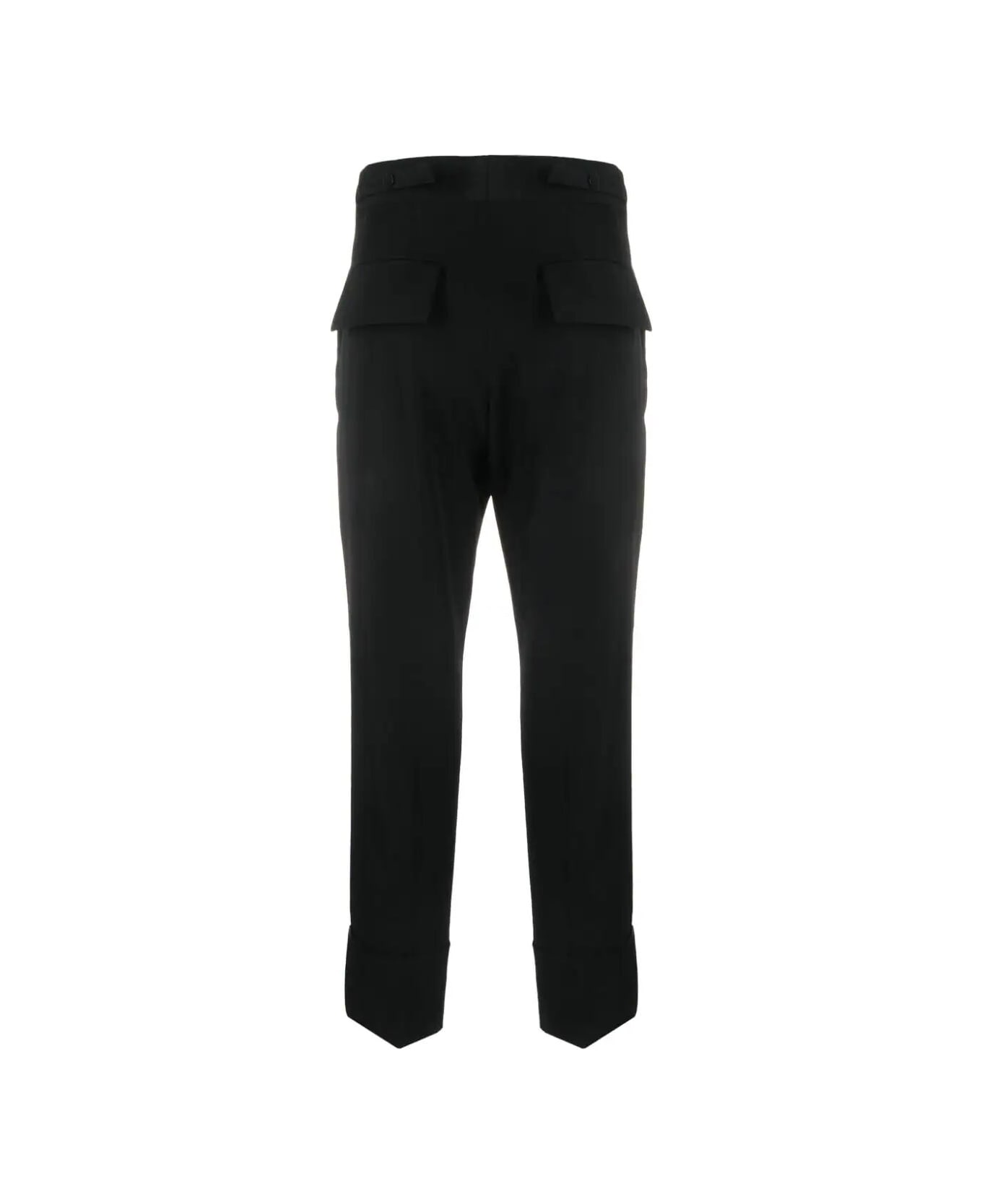 Sapio Panama Trousers - Black