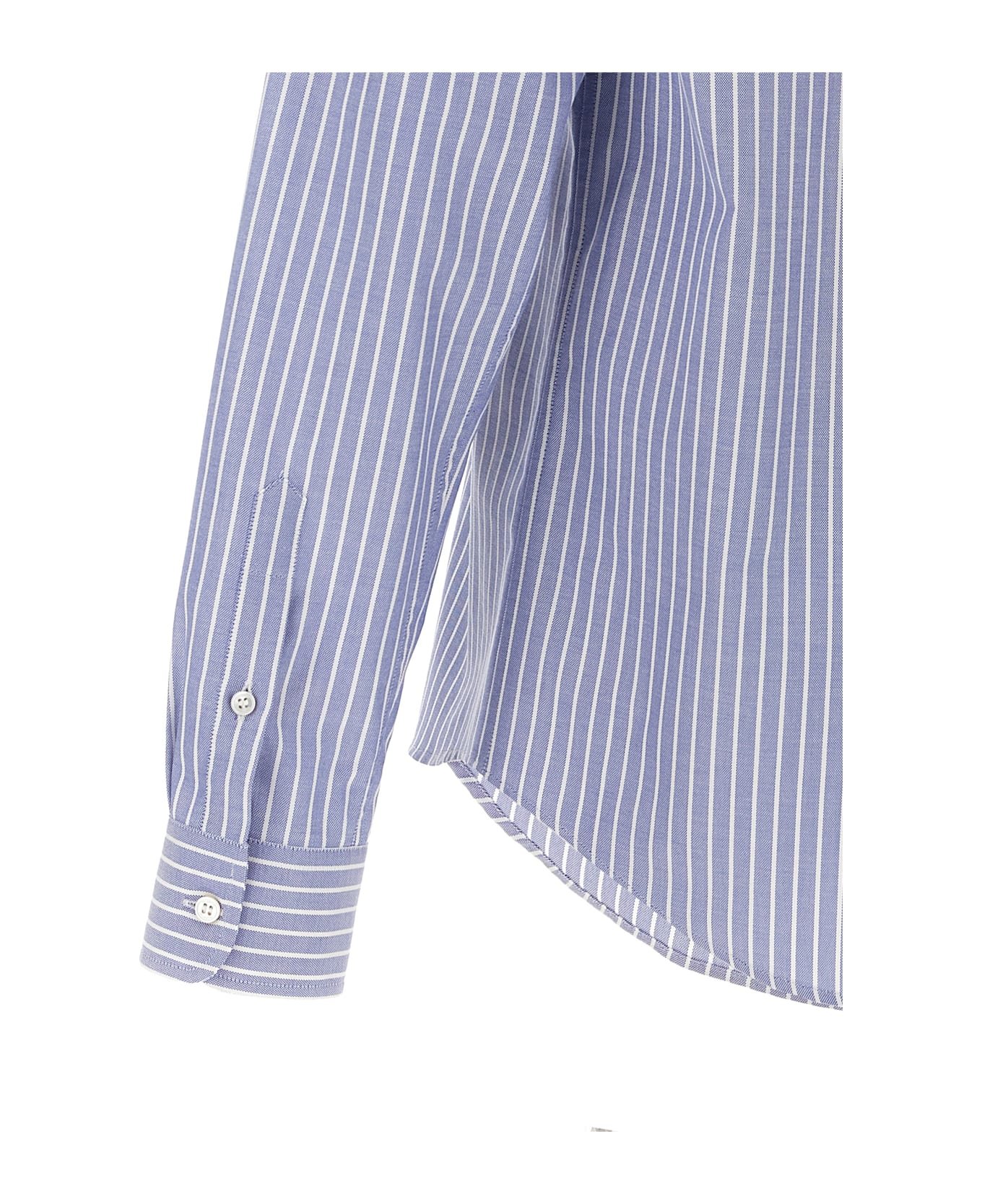 Valentino Garavani Striped Shirt - Light Blue