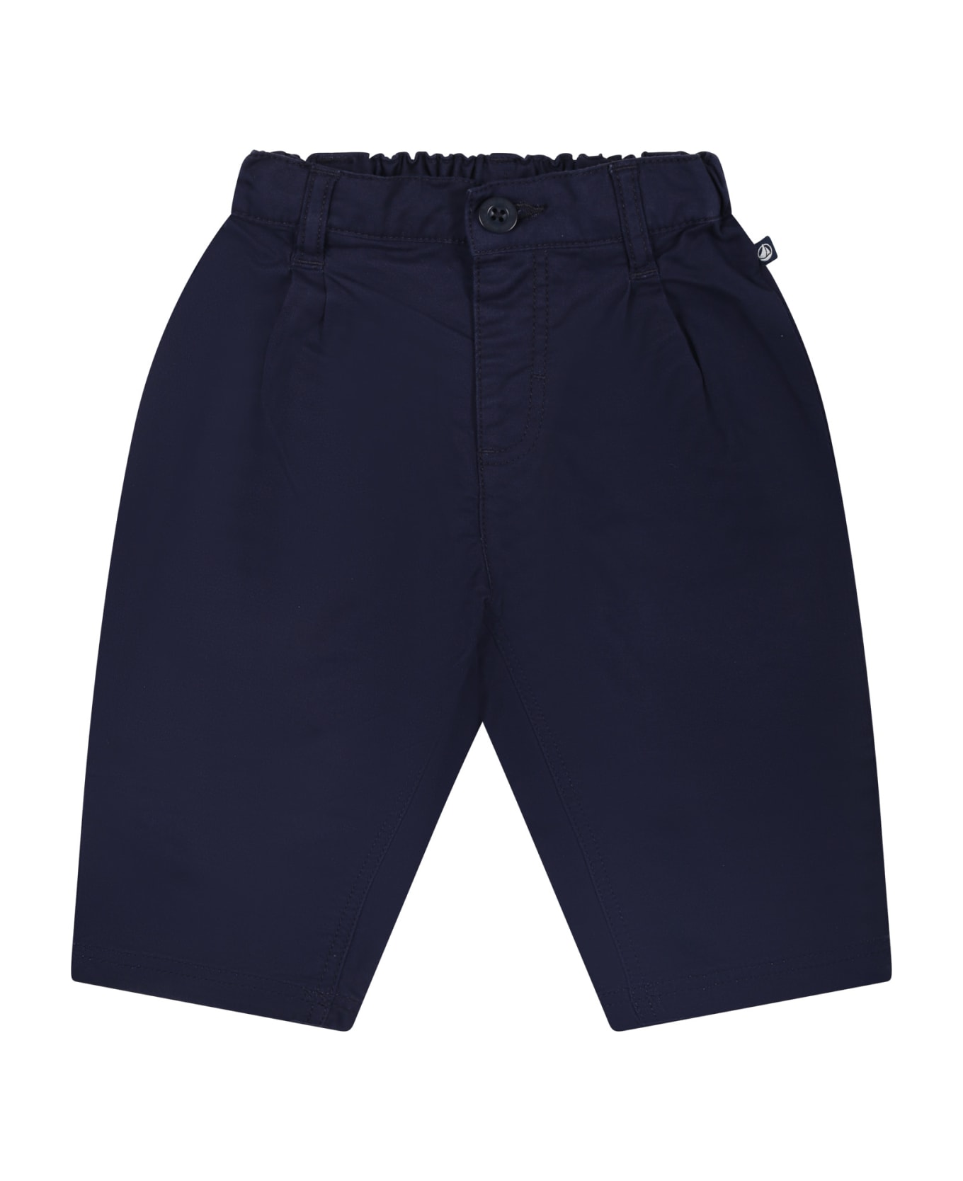 Petit Bateau Blue Trousers For Baby Boy - Blue ボトムス