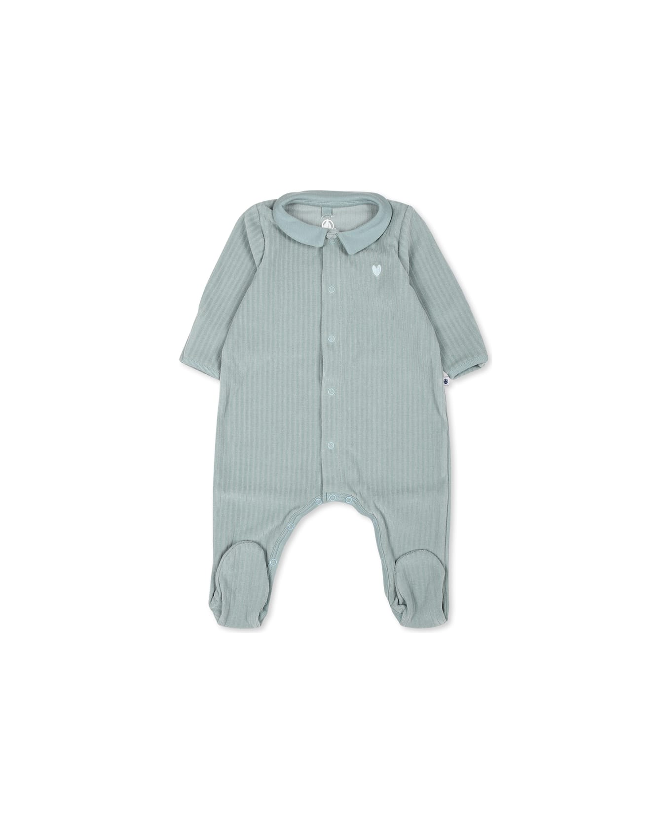 Petit Bateau Aqua Green Babygrow For Baby - Green