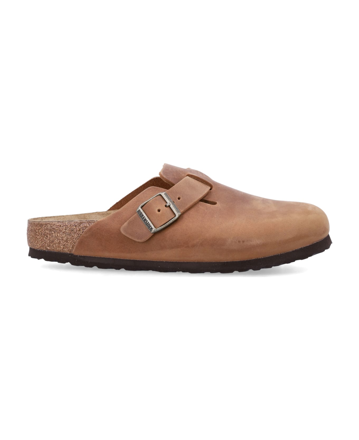 Birkenstock Boston Oiled Leather Clogs - COGNAC