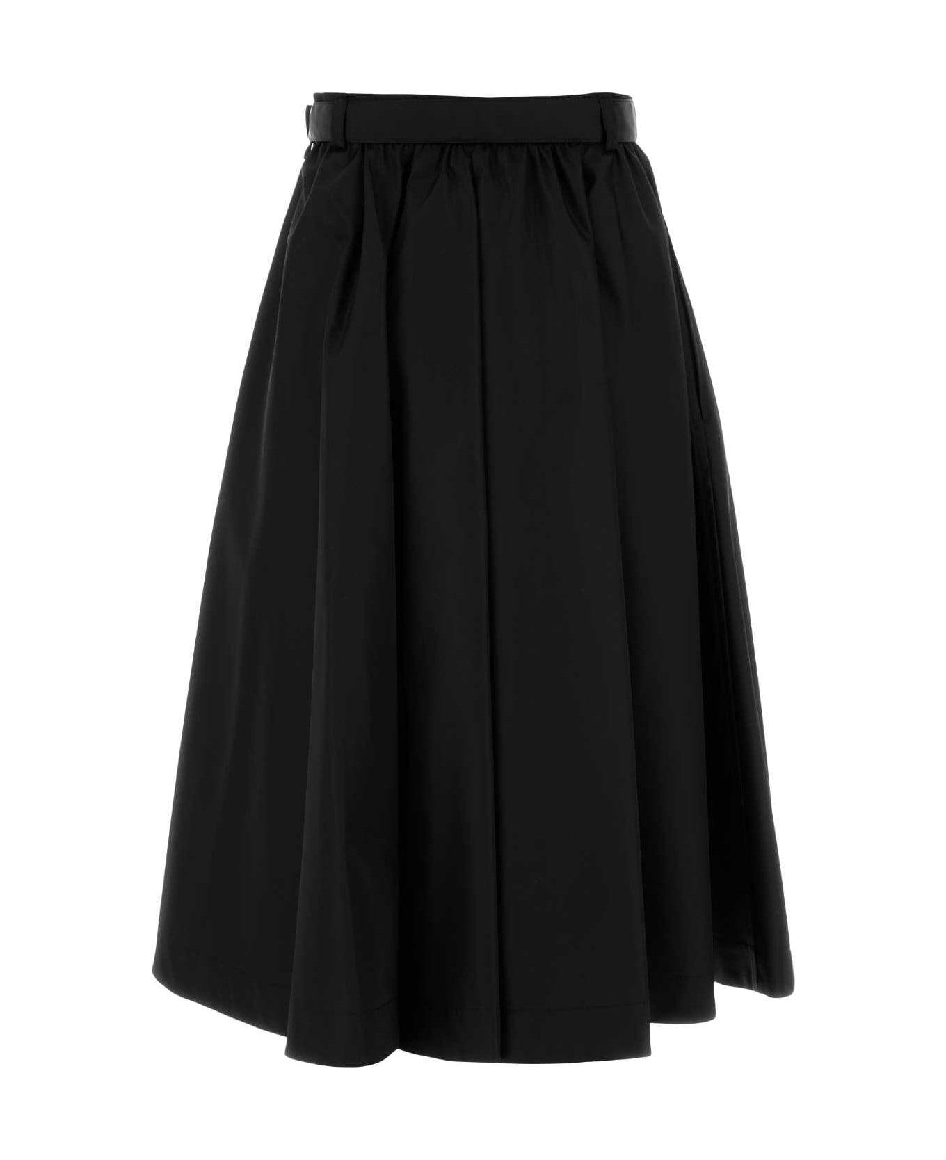 Prada Black Re-nylon Skirt - NERO