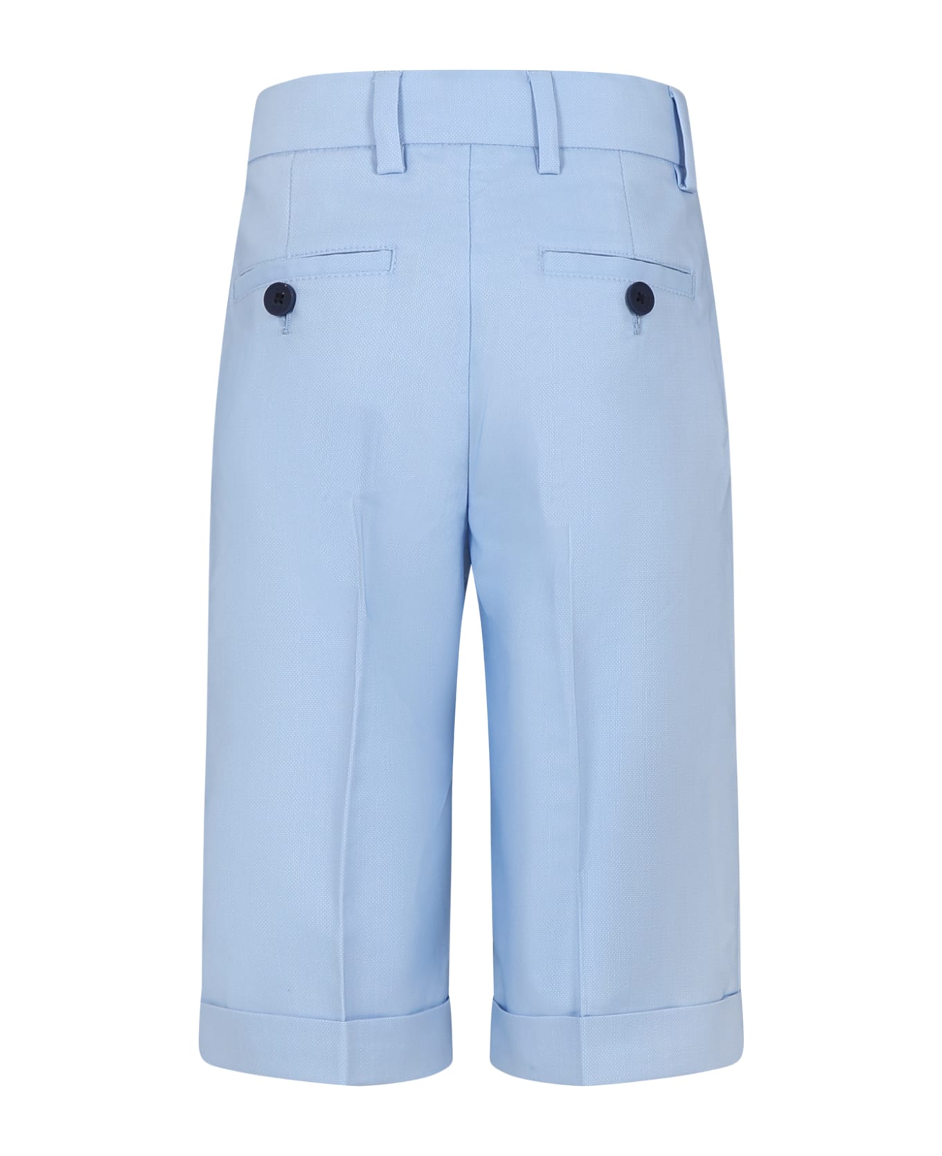 Hugo Boss Elegant Sky Blue Shorts For Boy - Light Blue
