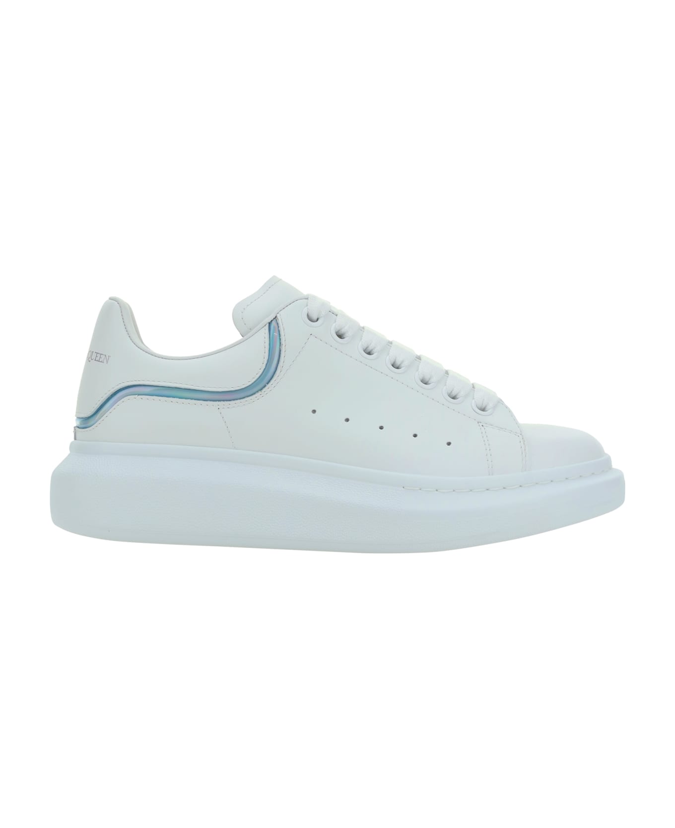 Alexander McQueen Larry Leather Sneakers - White/paradise Blue