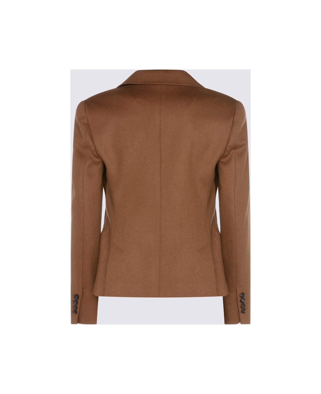 Max Mara Brown Suede Glenn Blazer - Leather Brown