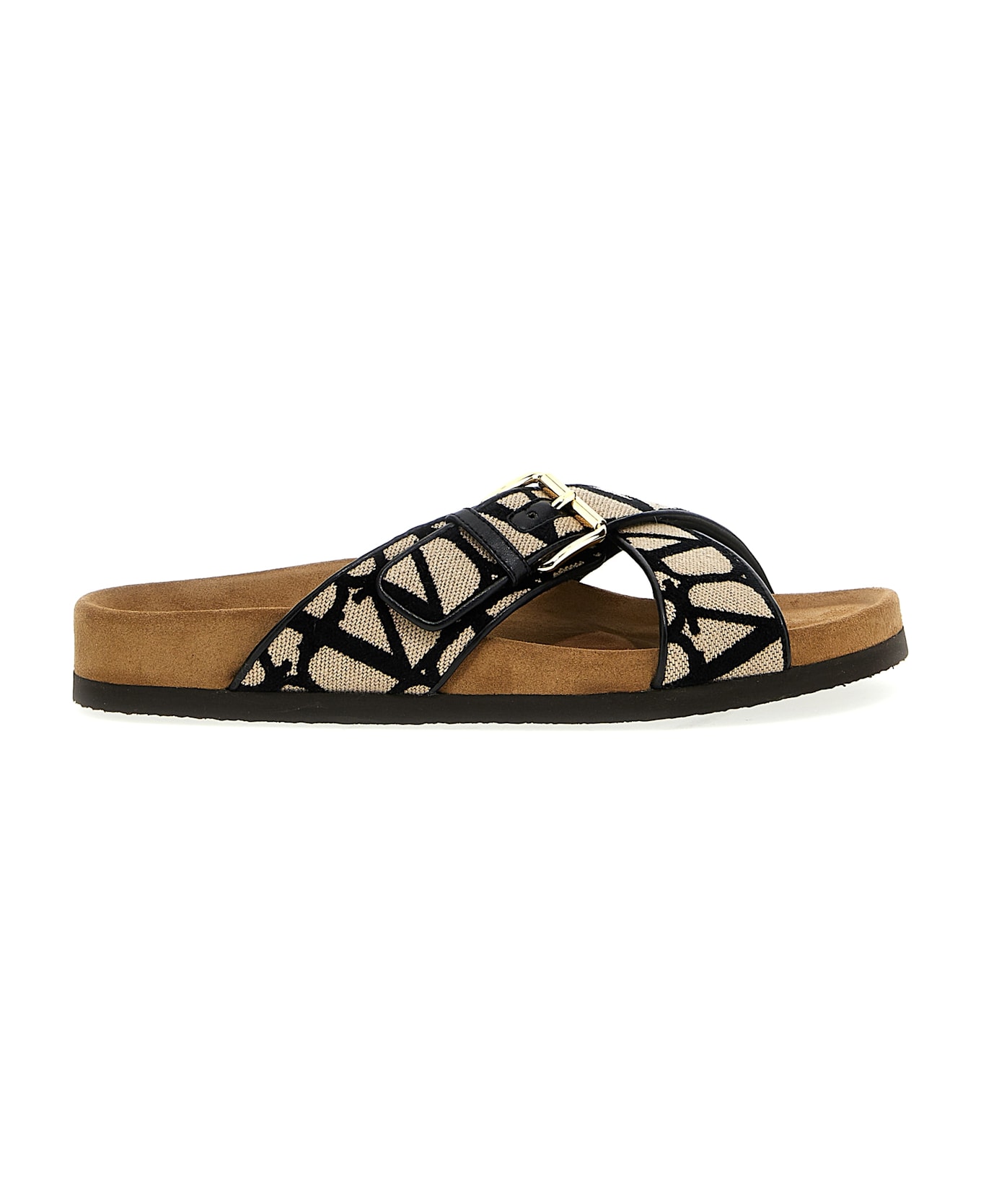 Valentino Garavani 'toile Iconographe' Sandals - Beige