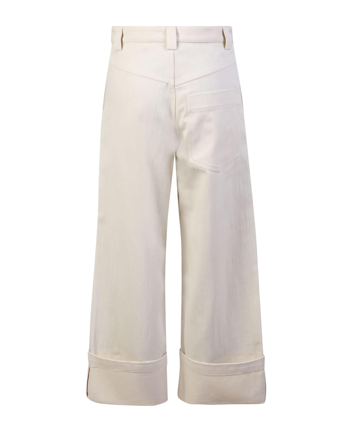 Moncler Genius Turn-up Pants - White