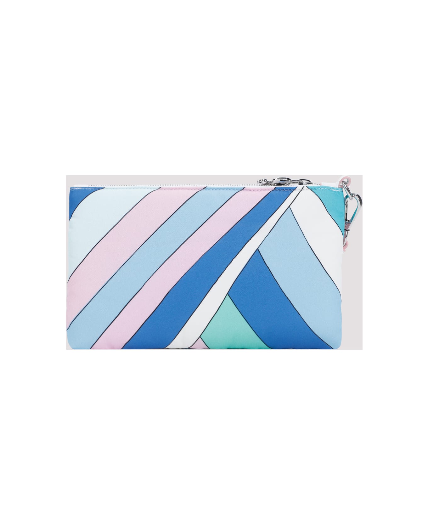 Pucci Polyamide Pouch - BLUE/WHITE