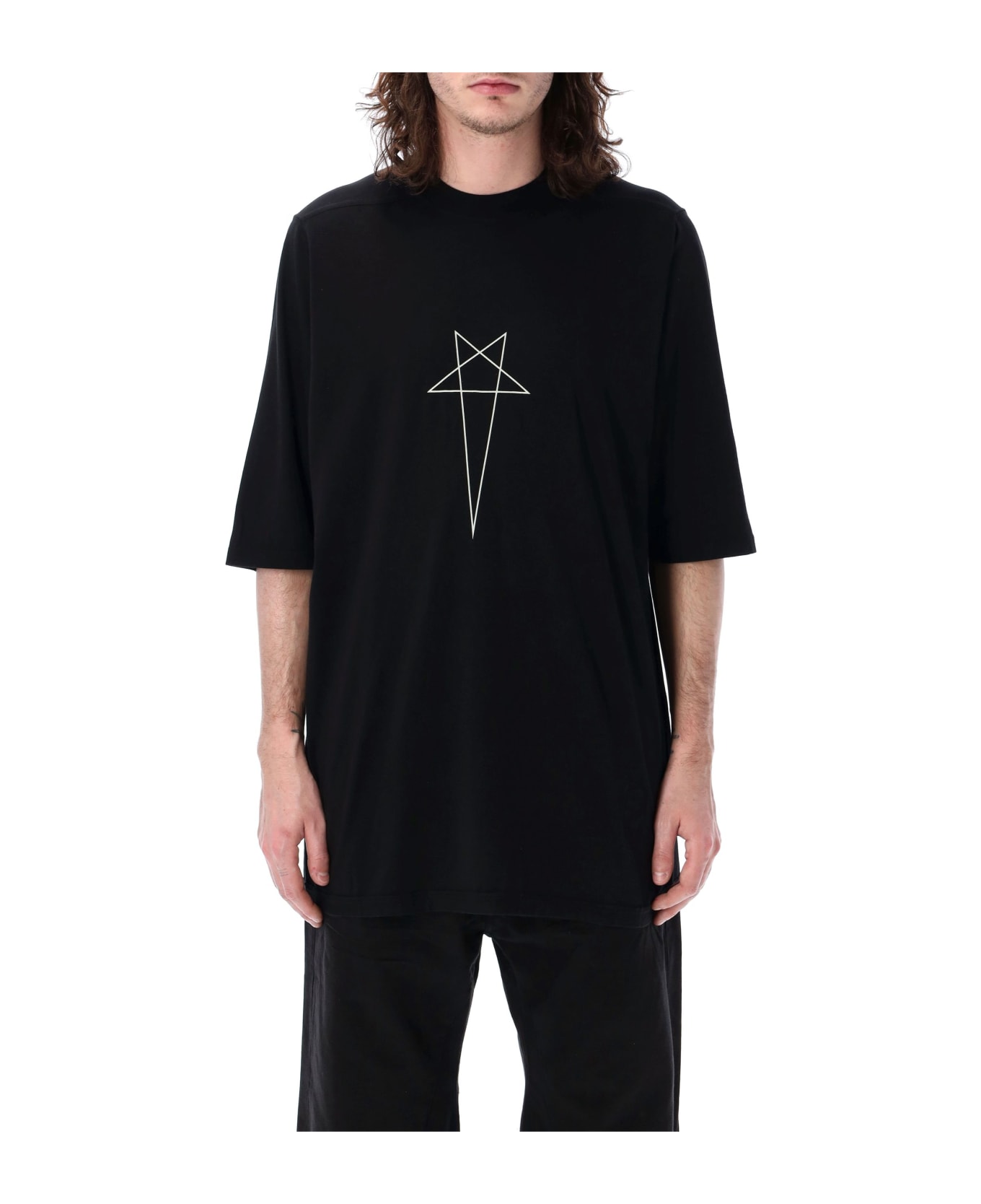 DRKSHDW Jumbo T-shirt - BLACK/MILK シャツ