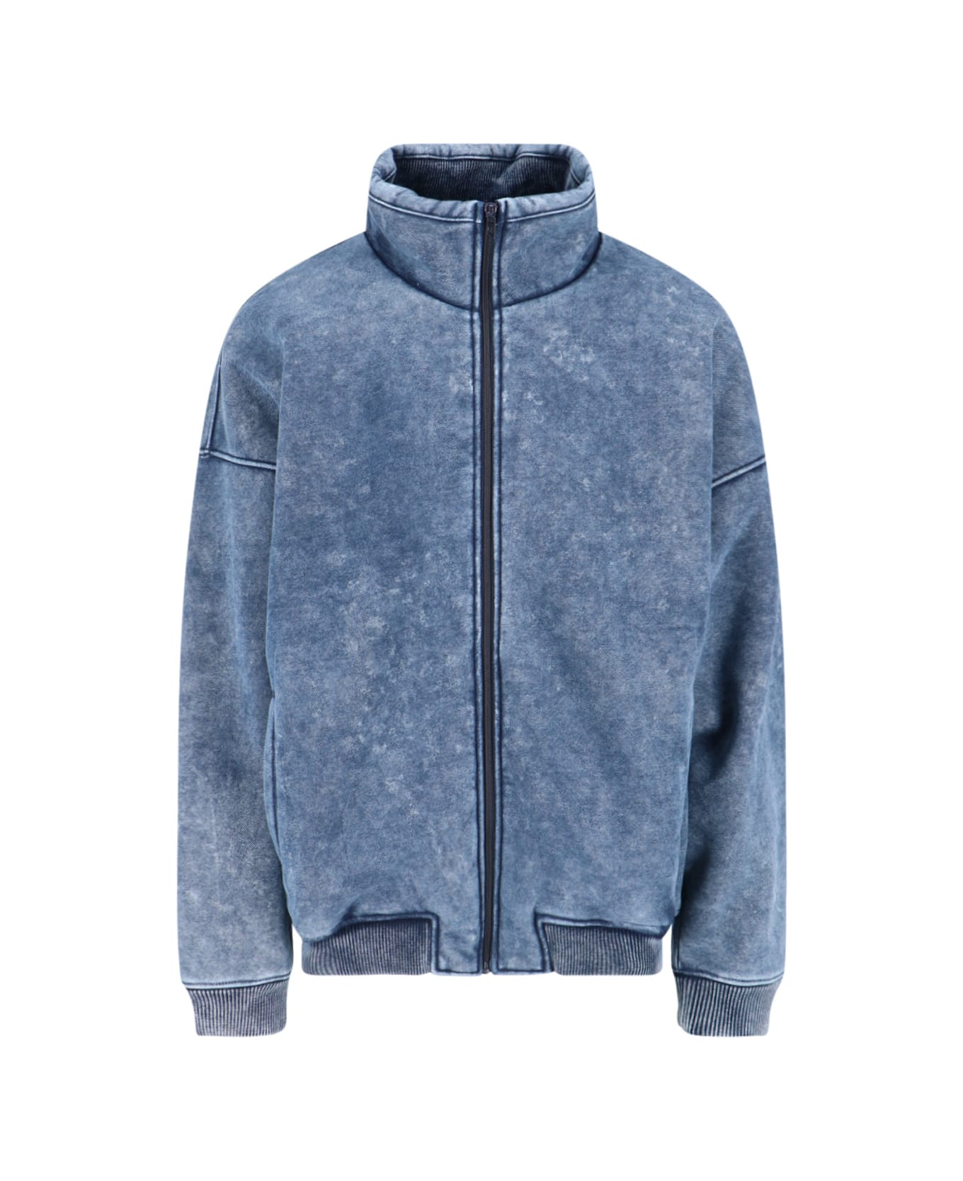 Diesel 's-batel' Turtleneck Sweatshirt - Blue