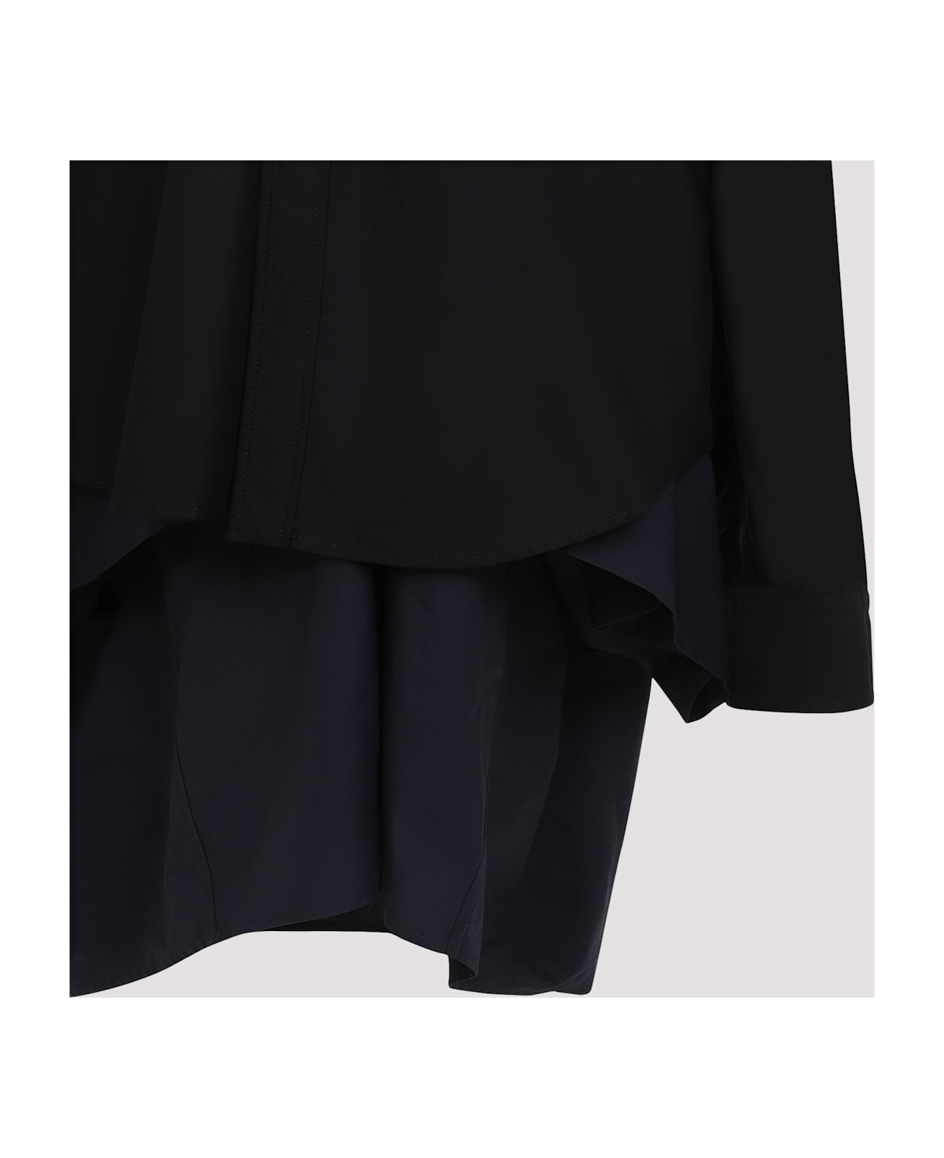Balenciaga Maxi Patched Shirt - Black