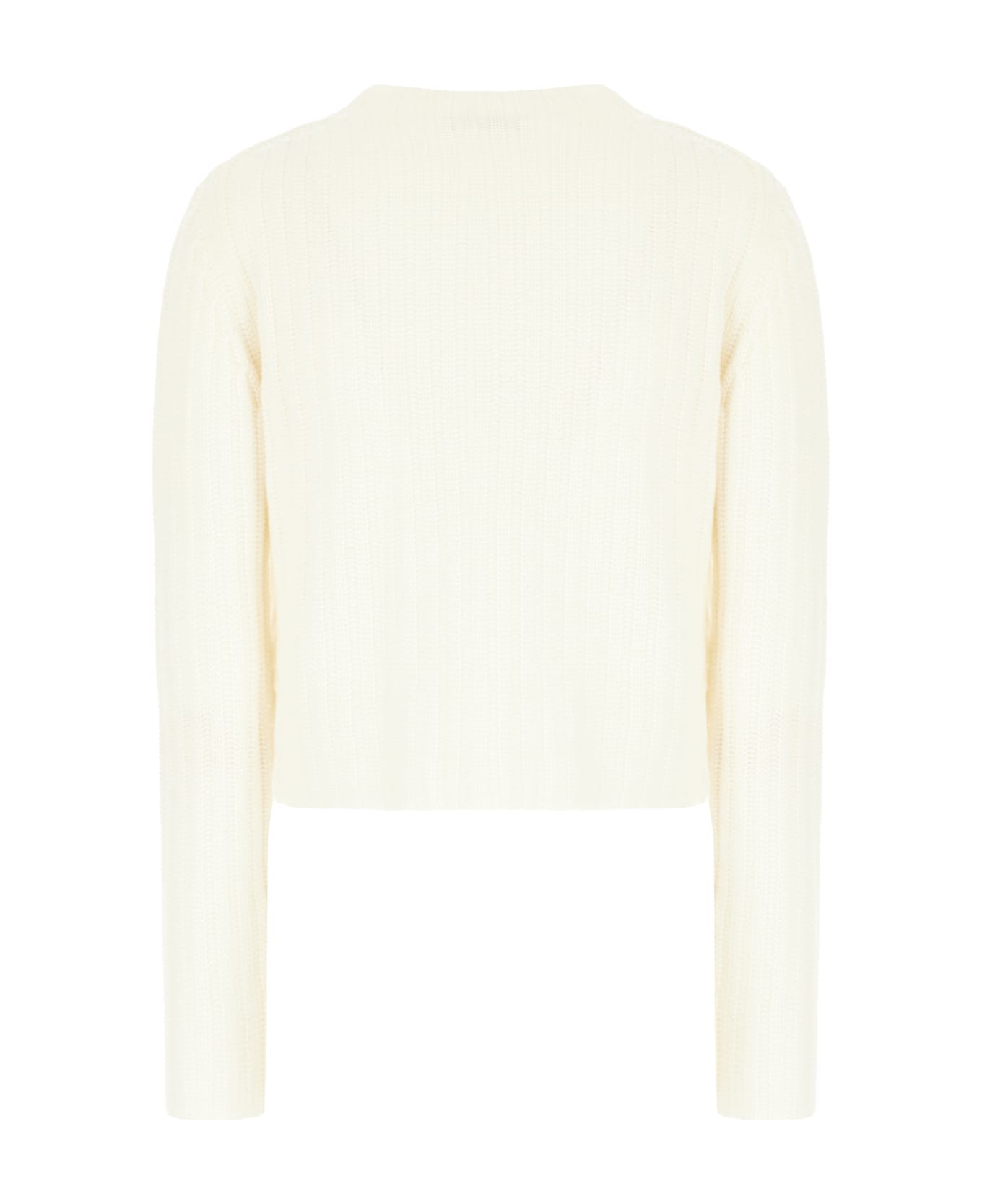 Max Mara Ivory Wool Blend Sweater - Bianco