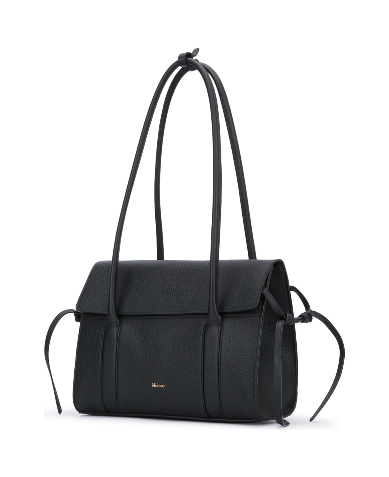 Mulberry Small Soft Bayswater Heavy Grain - BLACK