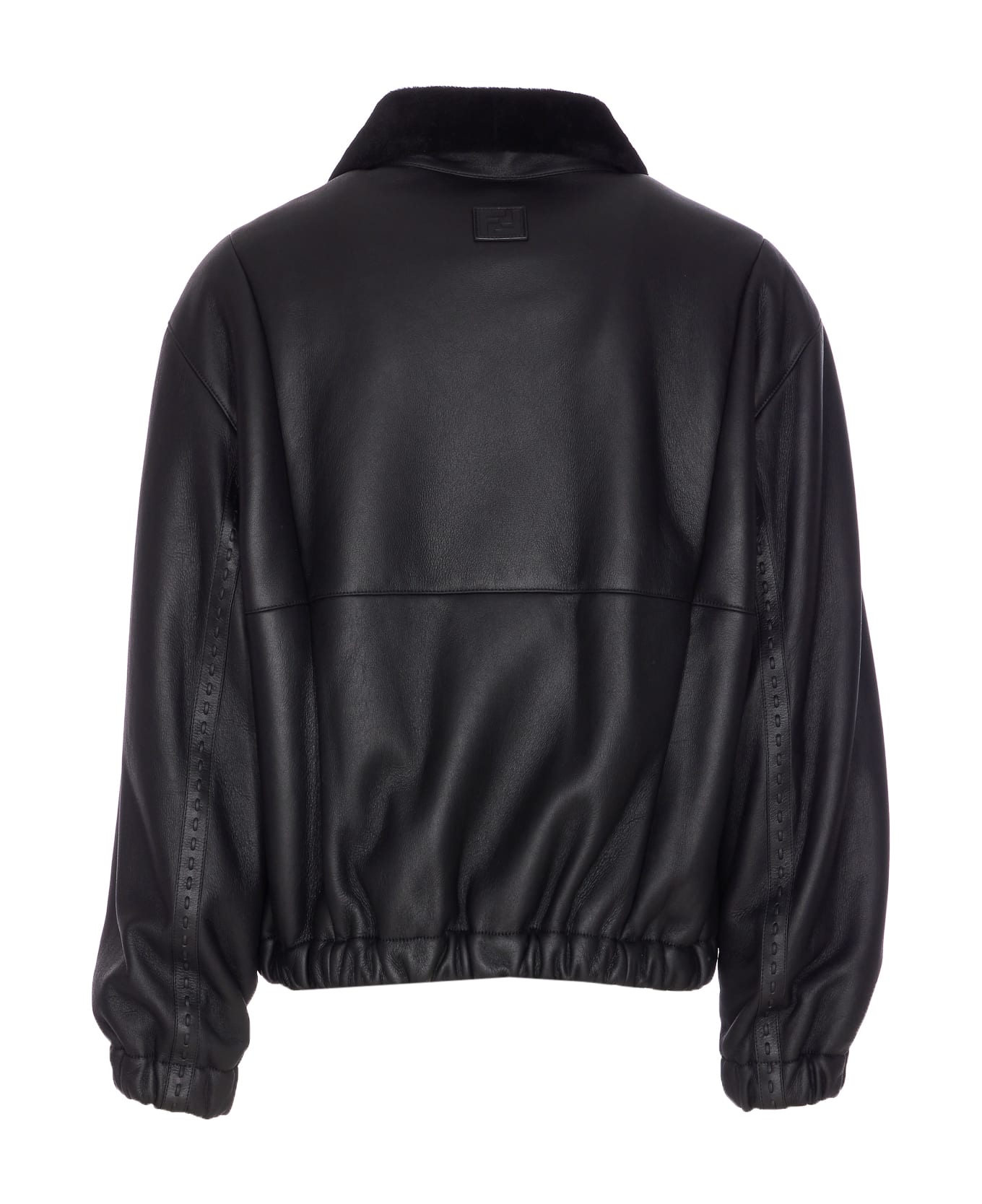 Fendi Ff Detail Blouson - Black