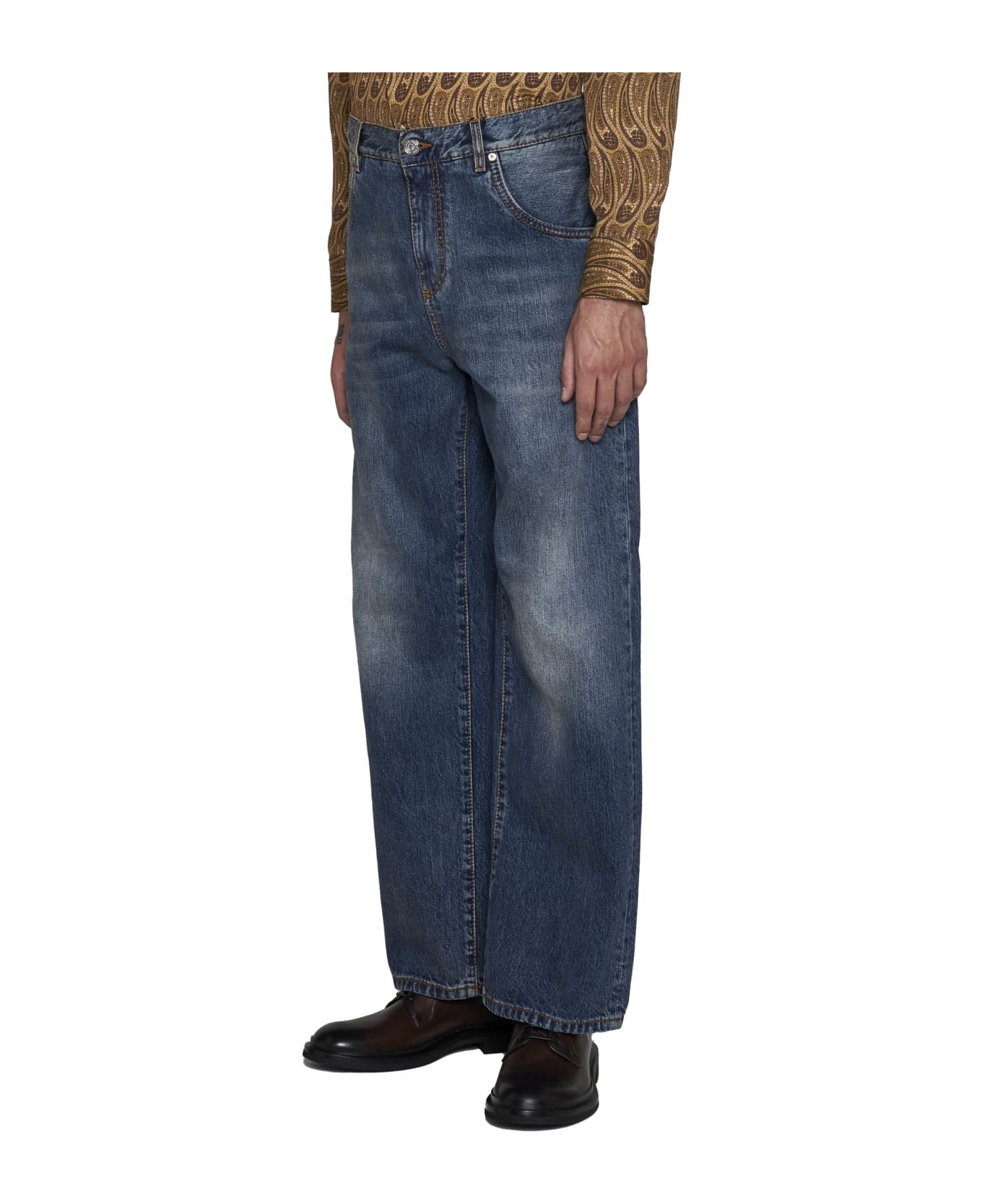Etro Easy Fit Jeans - Blu