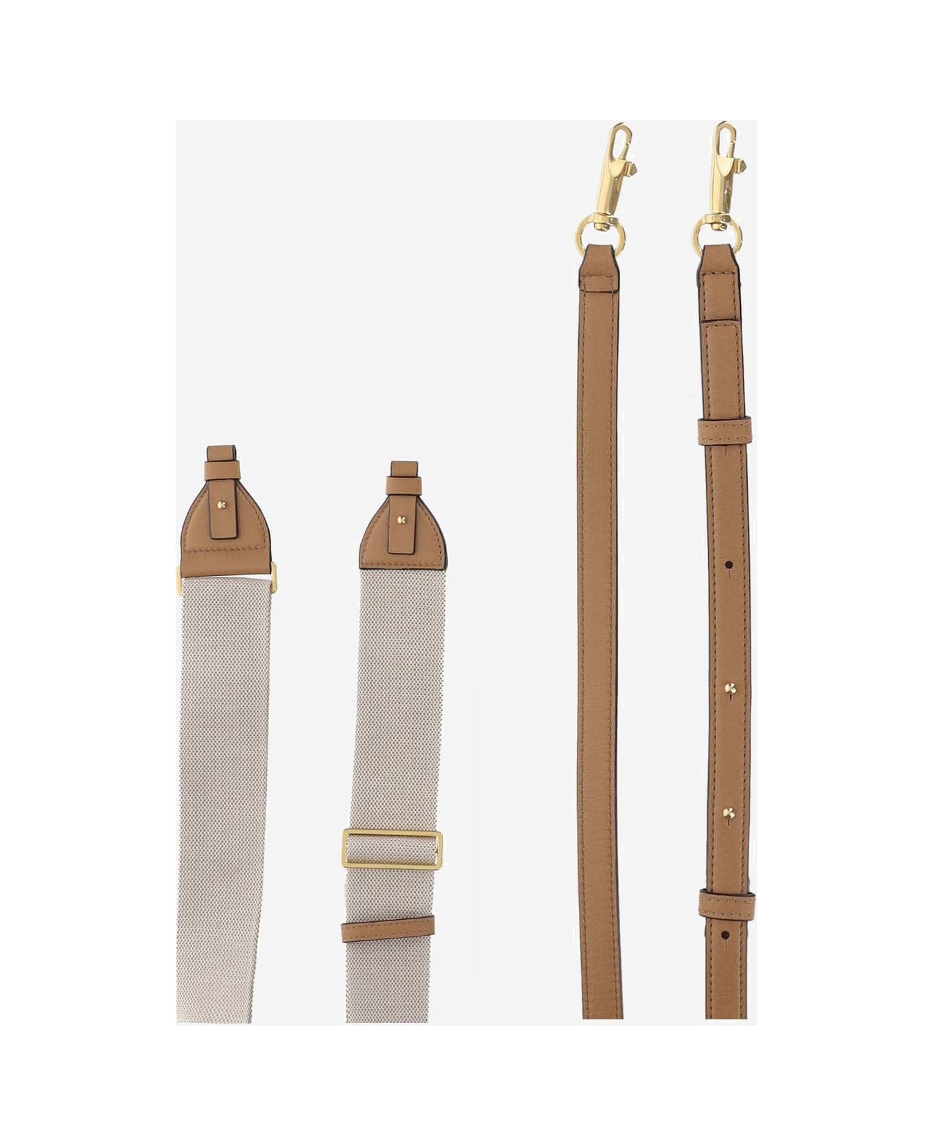 Valentino Garavani Alltime Small Handbag Made Of Grained Calf Leather - Beige