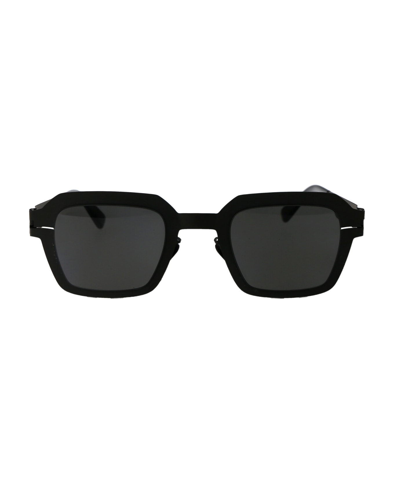 Mykita Mott Sunglasses - 002 Black Dark Grey Solid