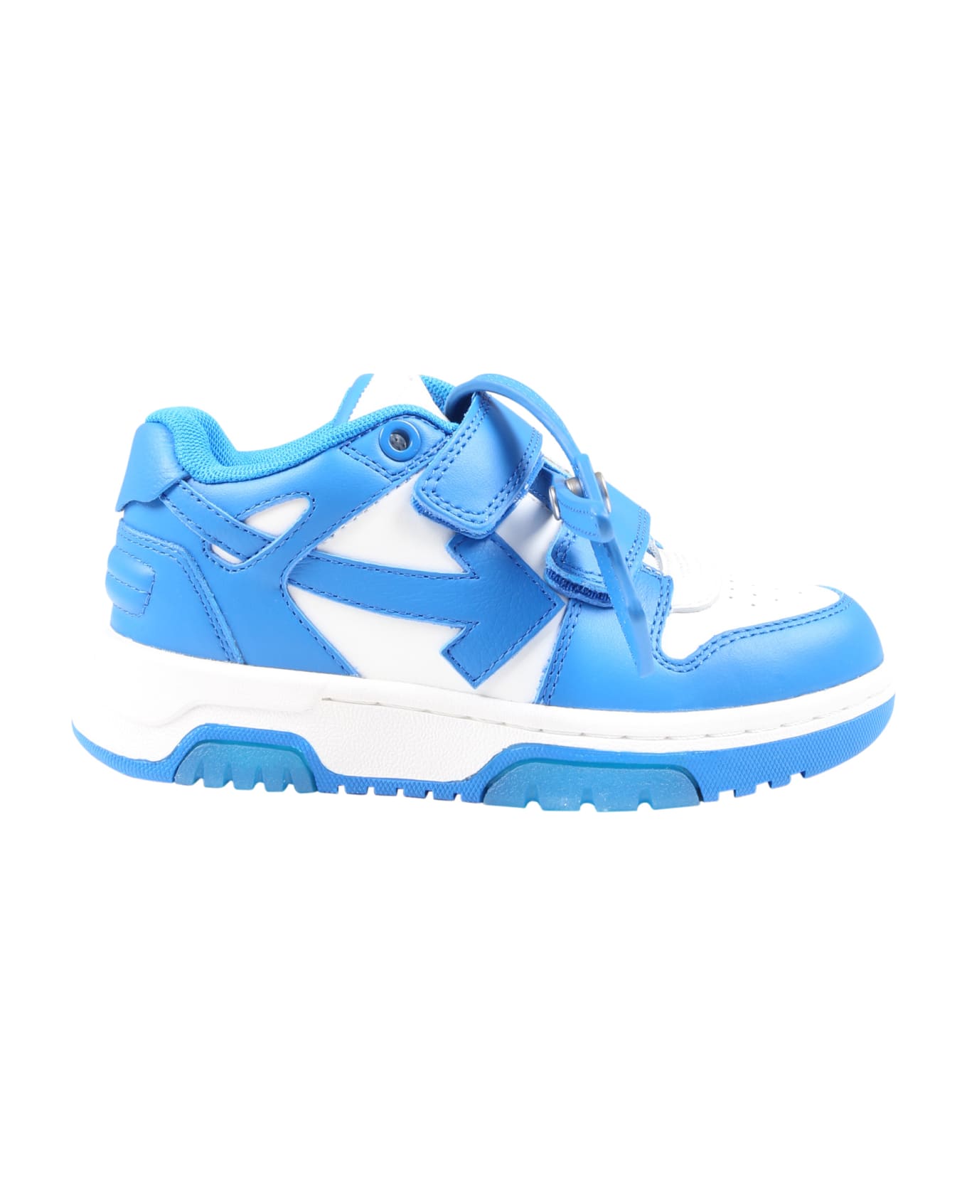 Off-White Multicolor ''out Of Office'' Sneakers For Boy - Light Blue