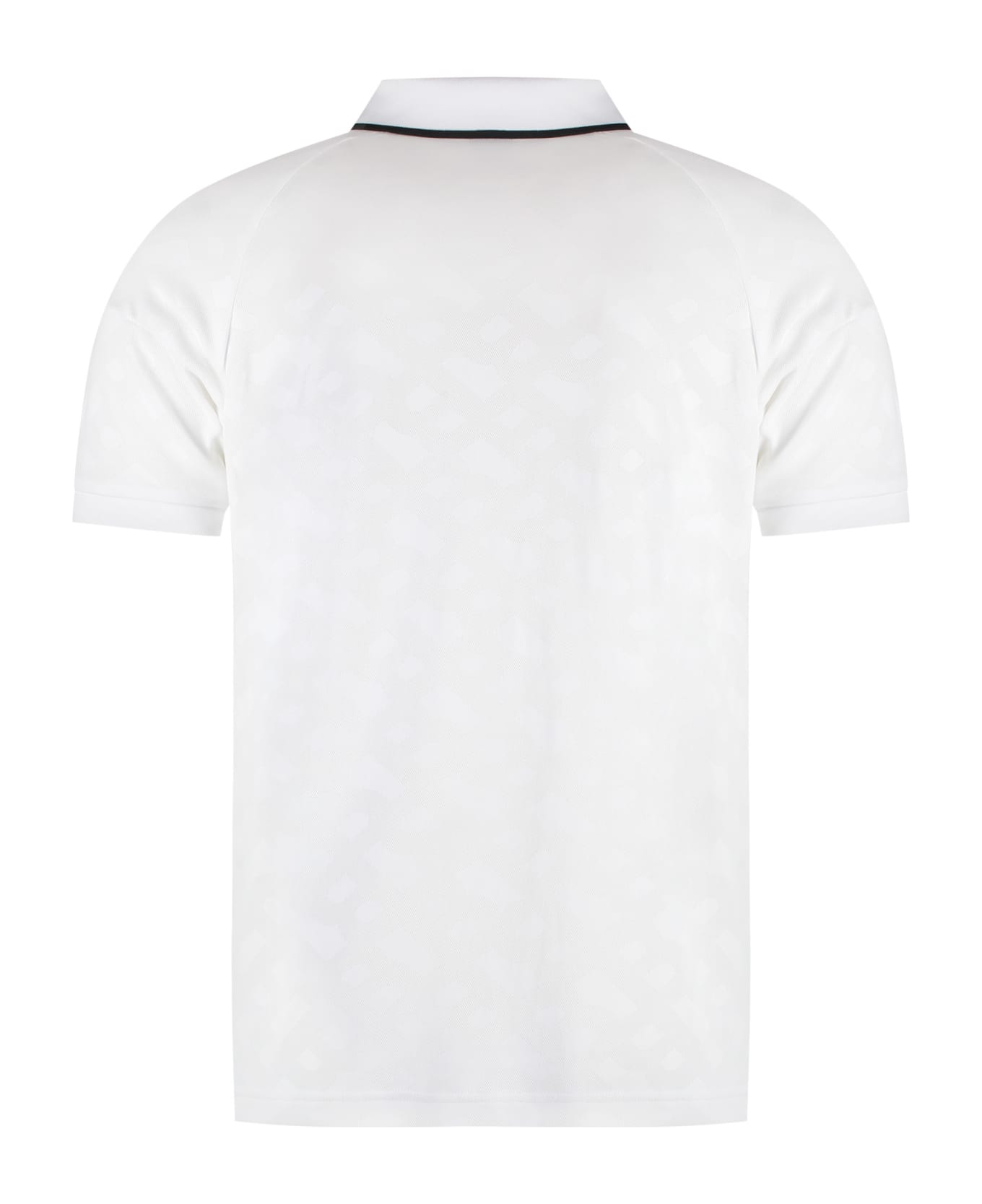 Hugo Boss Boss X Matteo Berrettini - Technical Oxford Fabric Polo Shirt - White