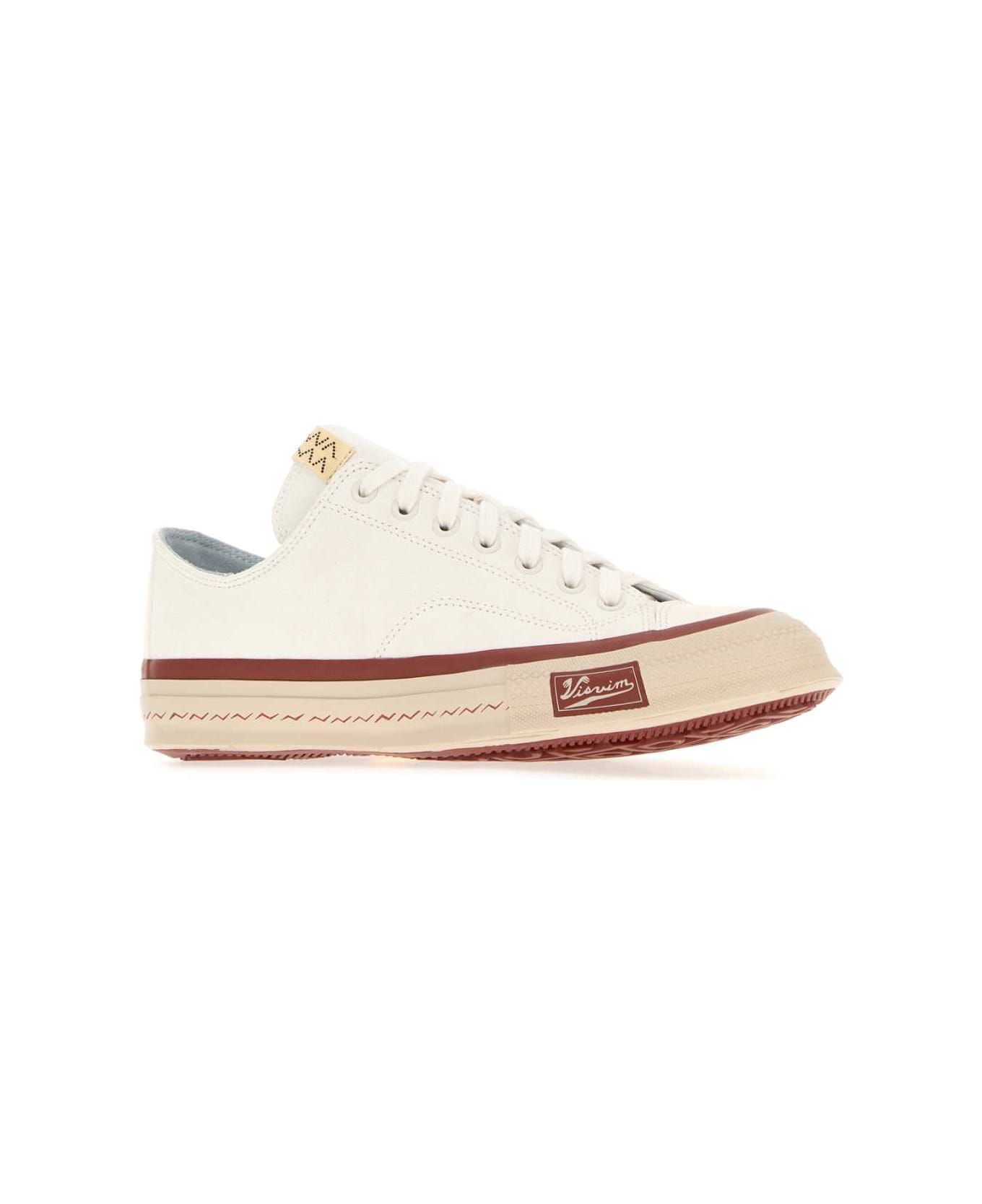 Visvim White Suede Skagway Sneakers - WHITE