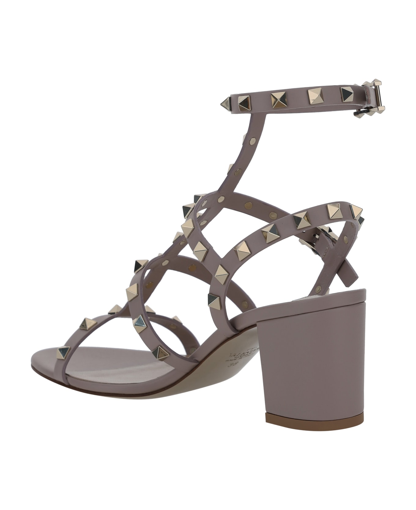 Valentino Garavani Rockstud Sandals - Poudre