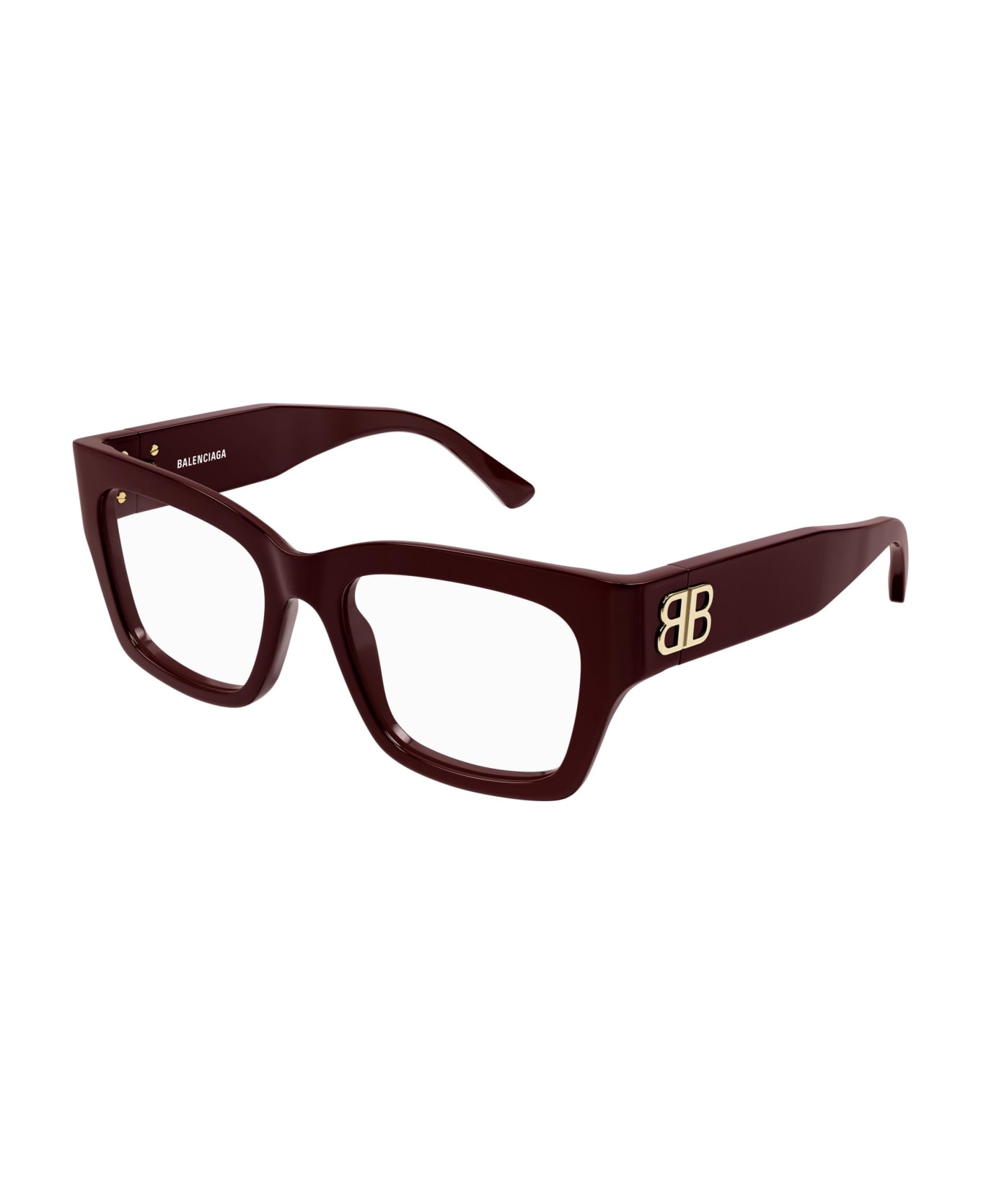 Balenciaga Eyewear Glasses - Burgundy アイウェア