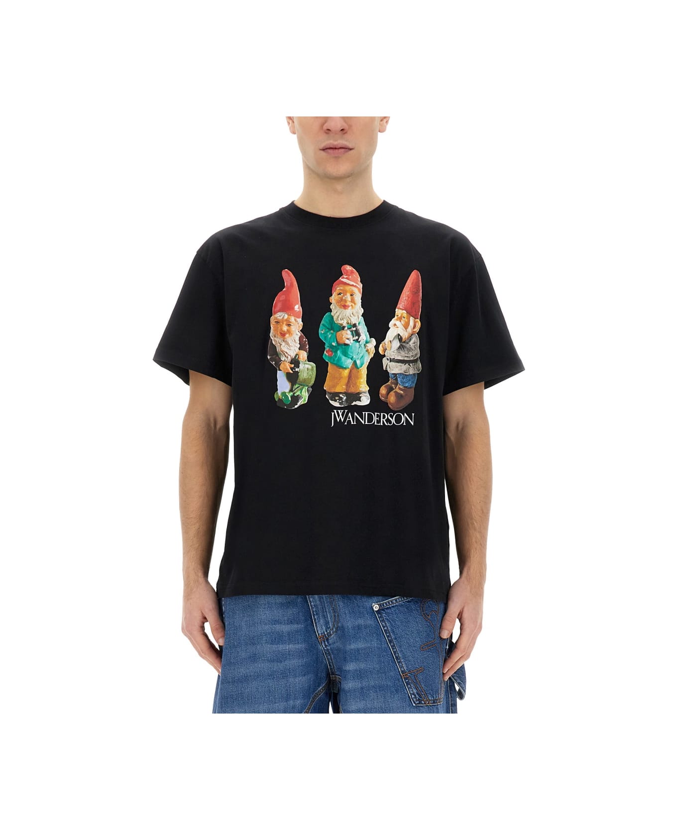 J.W. Anderson 'gnome Trio' T-shirt - Black