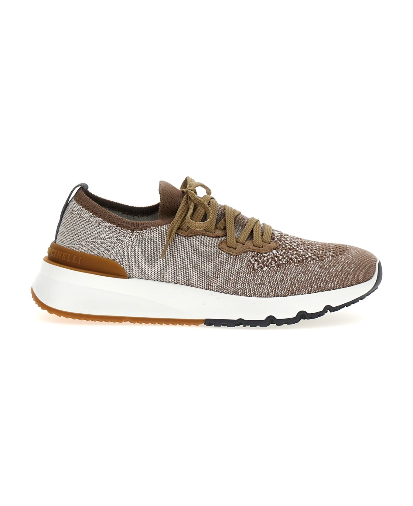 Brunello Cucinelli Knit Sneakers - Beige