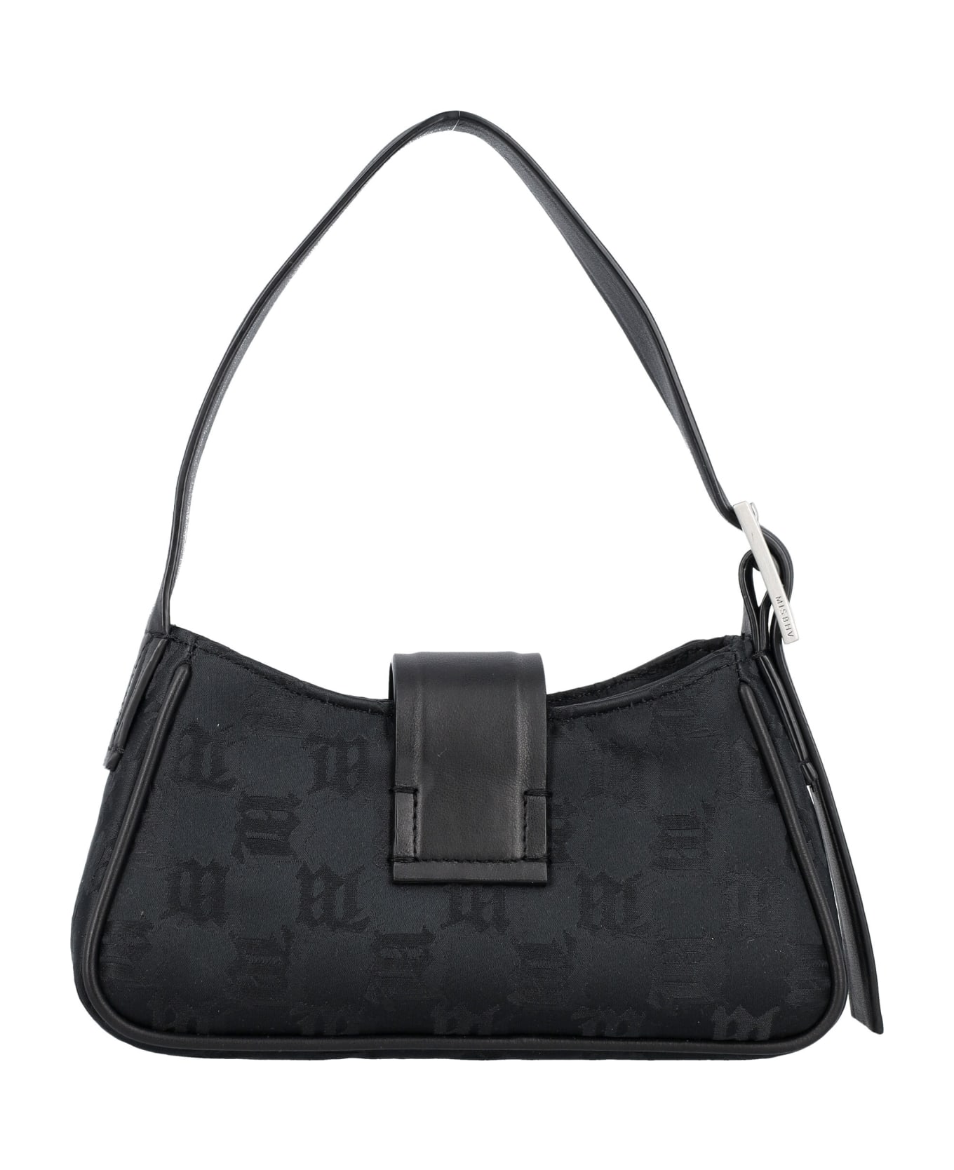 MISBHV 250W814BLACK 関税送料込 MISBHV Nylon Monogram Small Shoulder Bag | italist