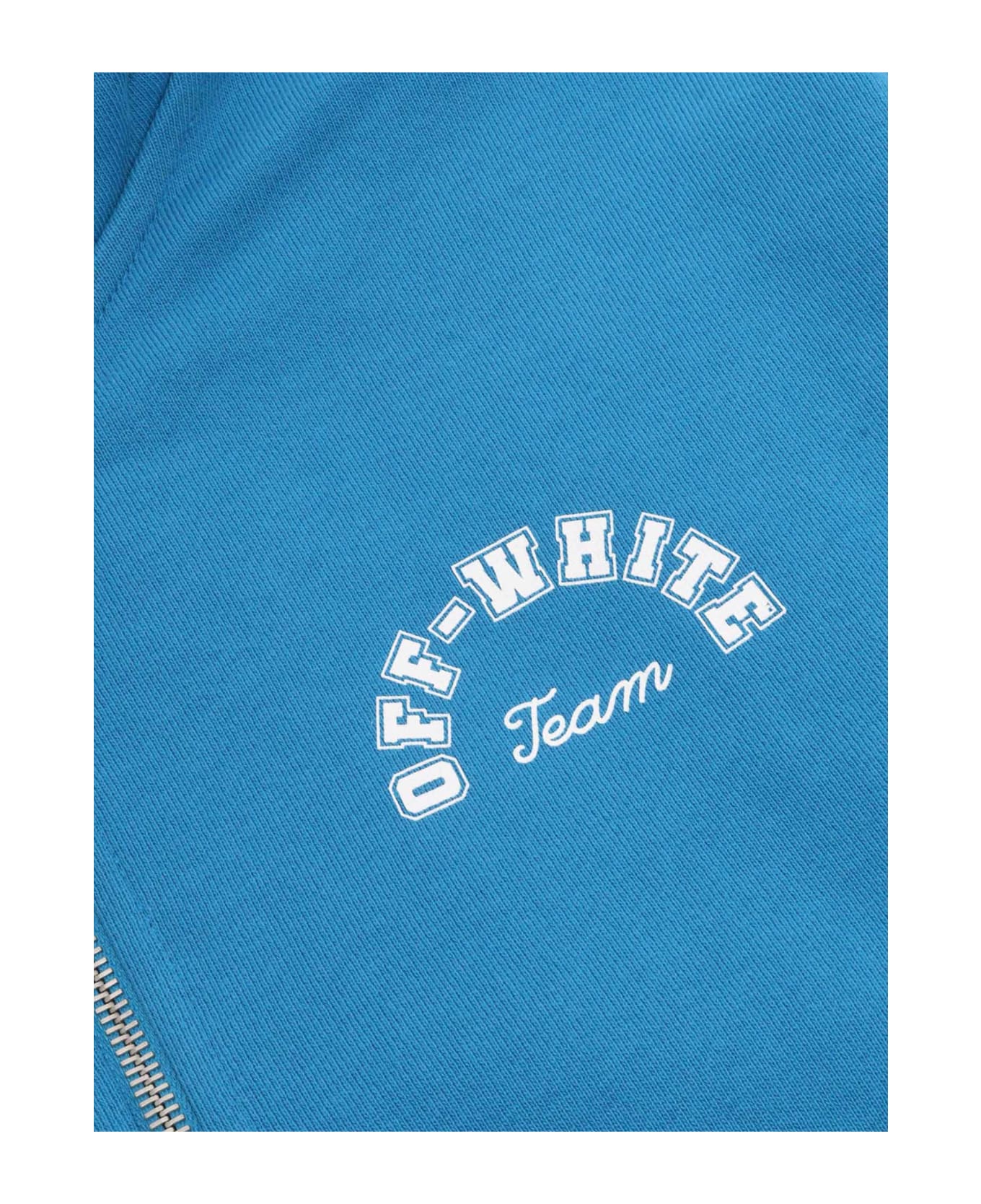 Off-White Light Blue Hooded Sweatshirt - BLUE ニットウェア＆スウェットシャツ