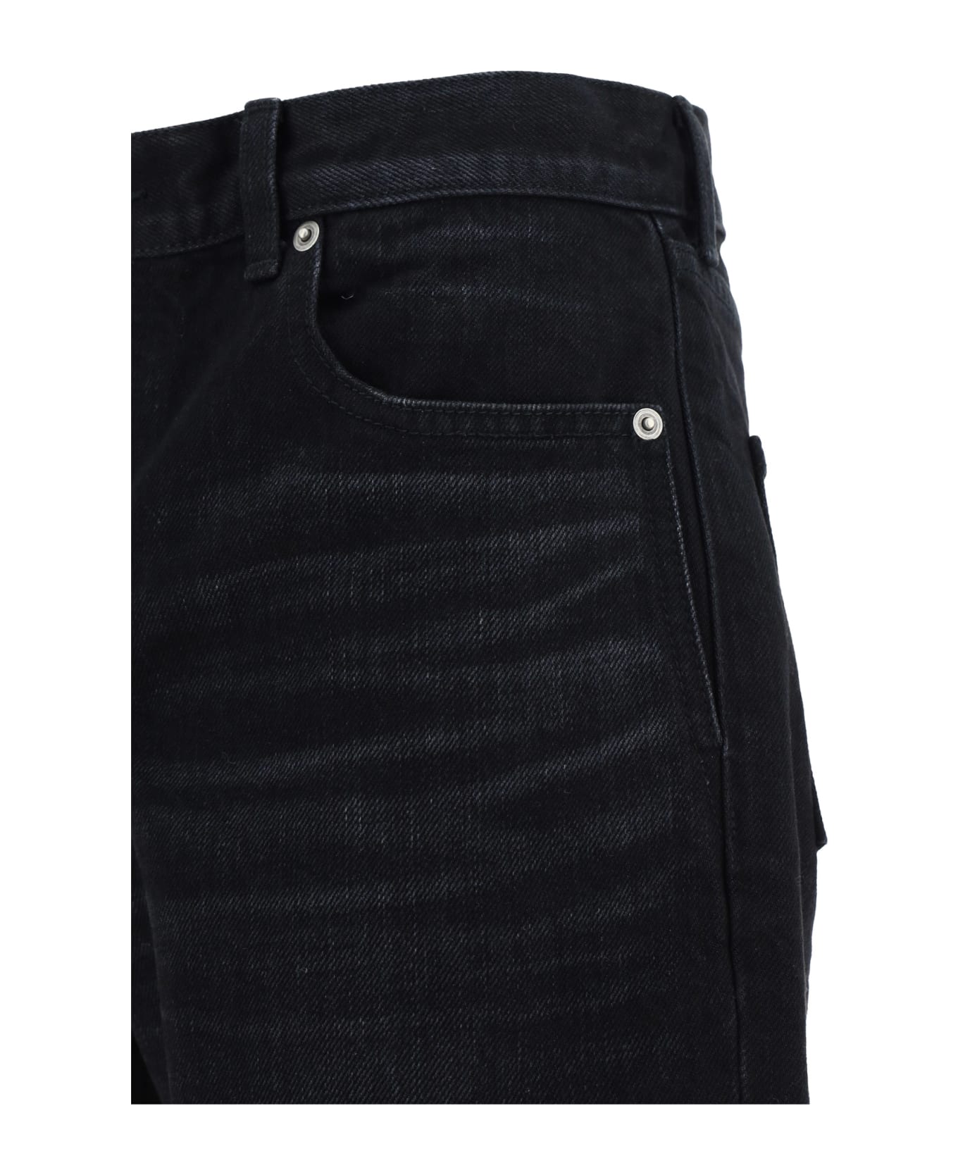 Saint Laurent Cotton Denim Jeans - Osaka Black ボトムス