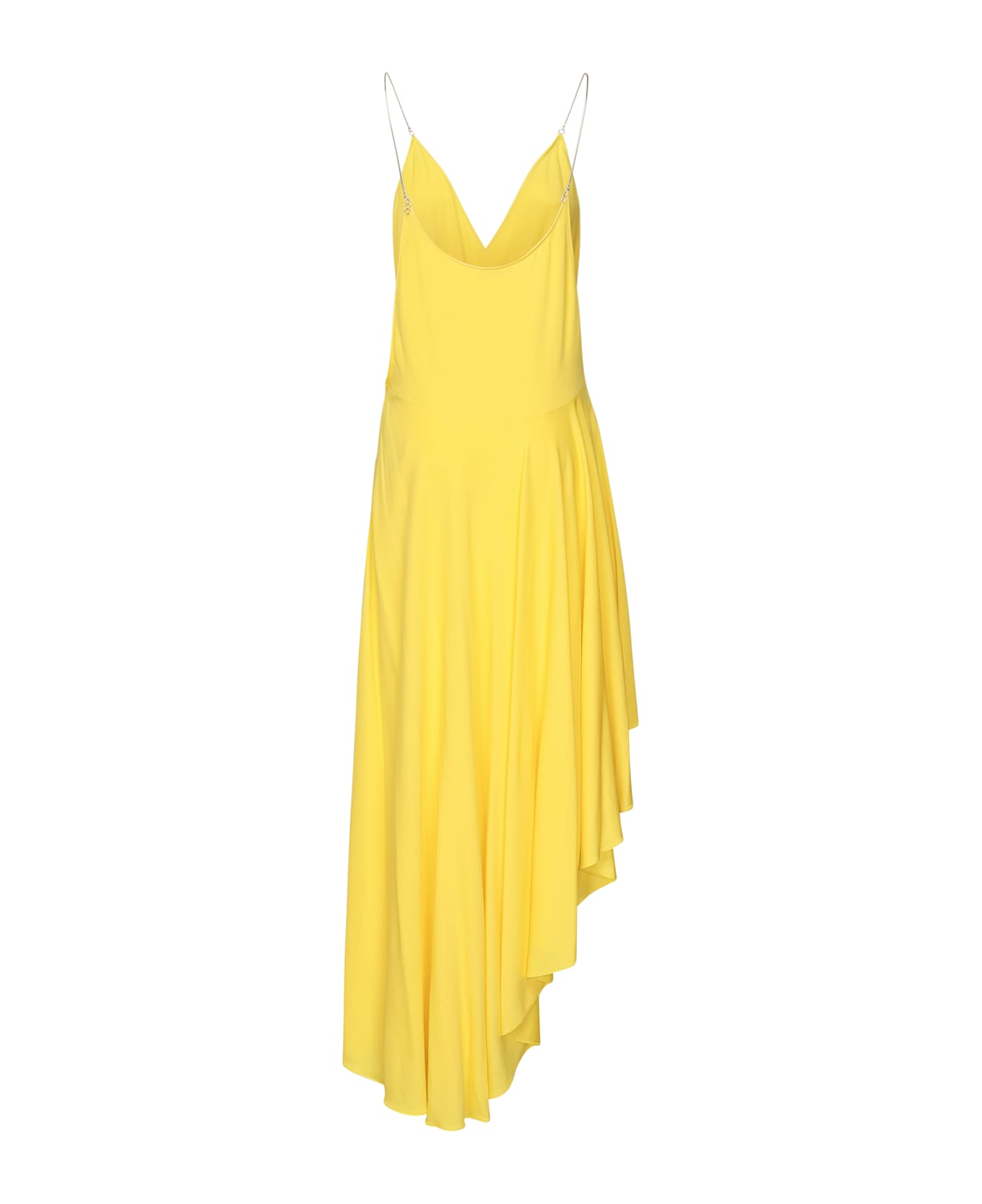 Alaia Asymmetrical Jersey Undershirt - JAUNE ACIDULE