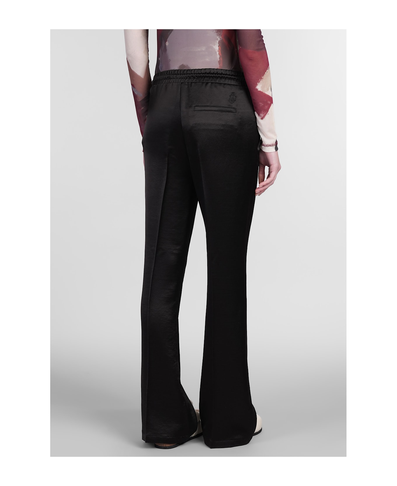 J.W. Anderson Pants In Black Triacetate - black