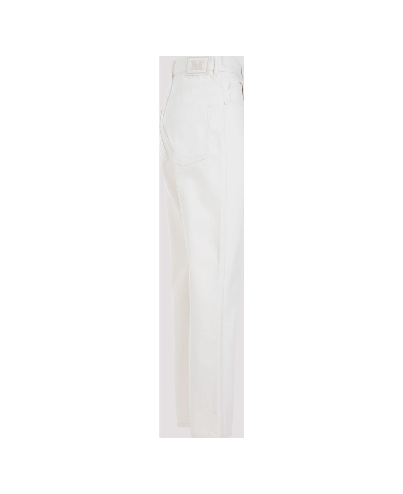 Max Mara Achille Cotton Pants - Bianco Tela