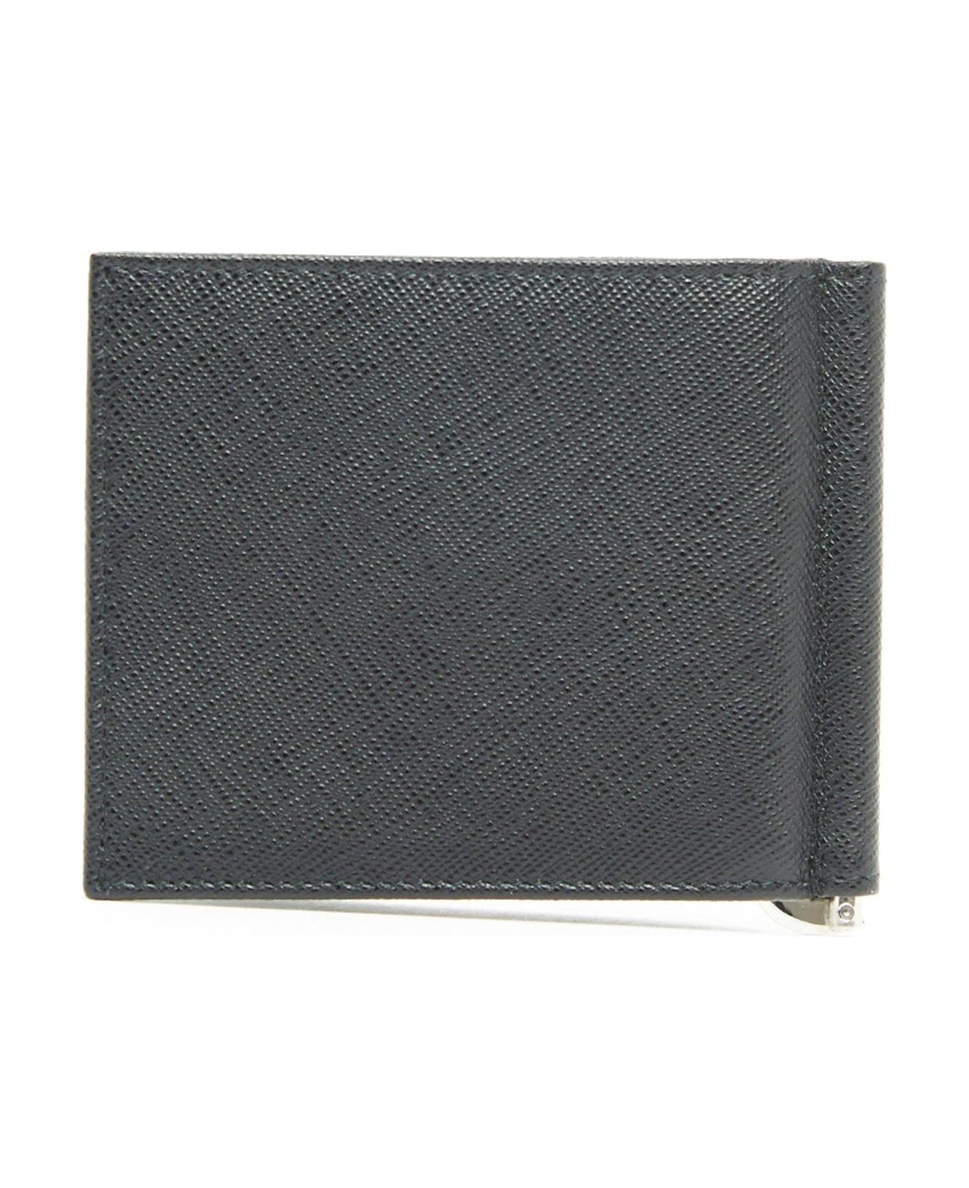 Prada Money Clip Bifold Wallet - NERO