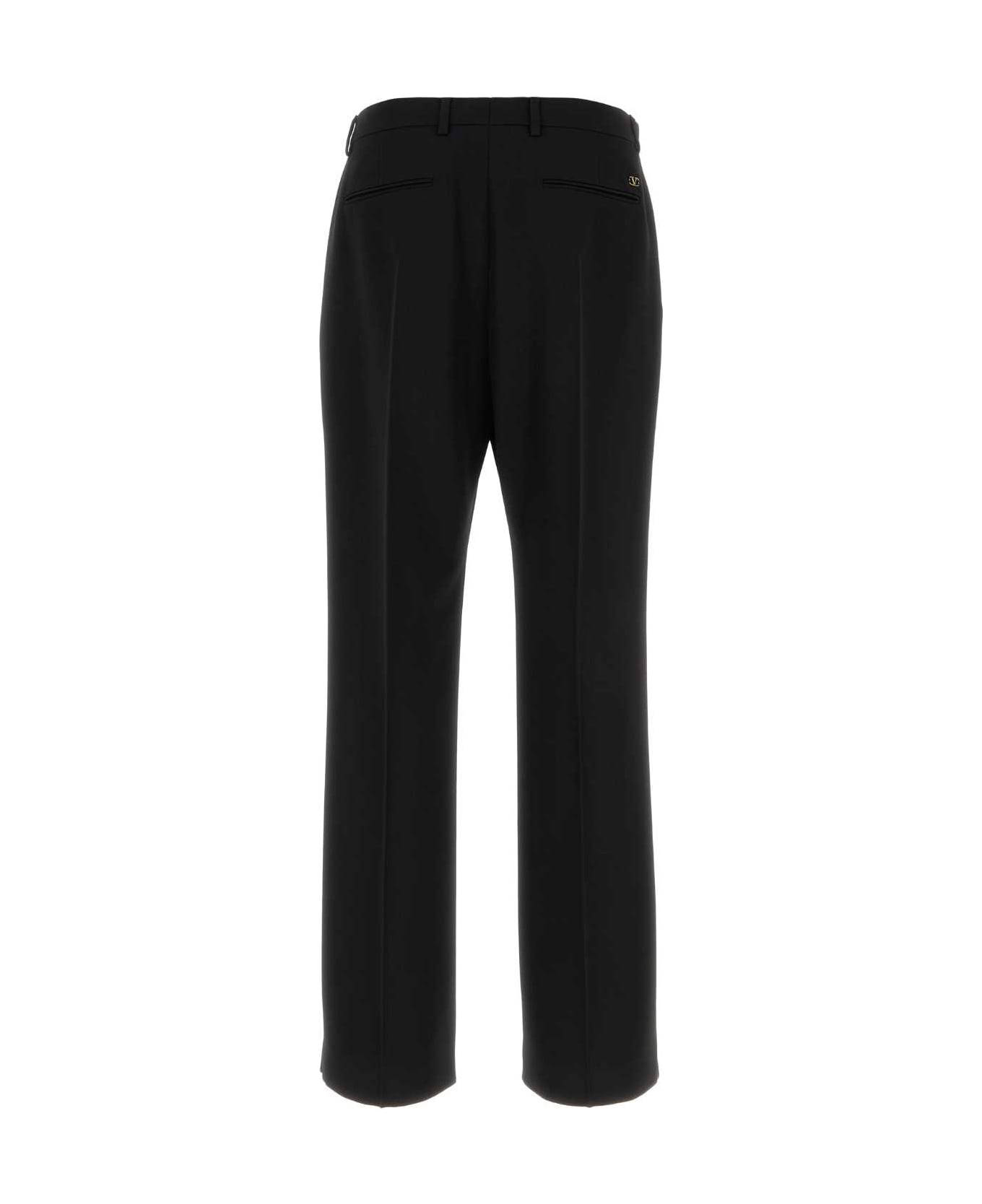 Valentino Garavani Black Wool Pant - NERO