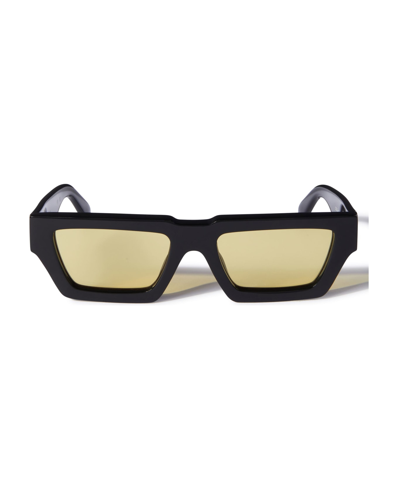 Off-White Manchester - Black / Yellow Sunglasses - Black サングラス