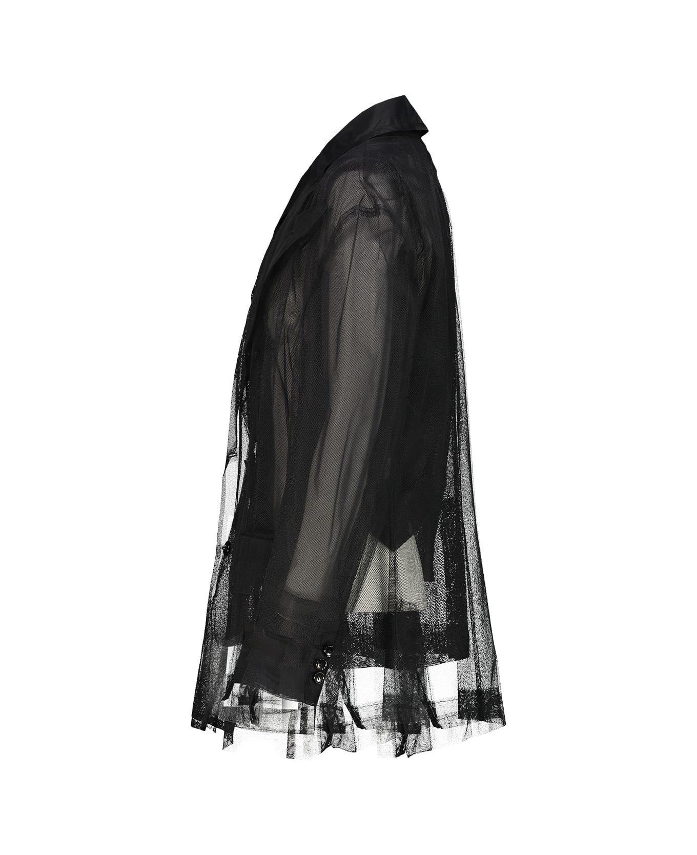Comme des Garçons Double-breasted Caban - Black