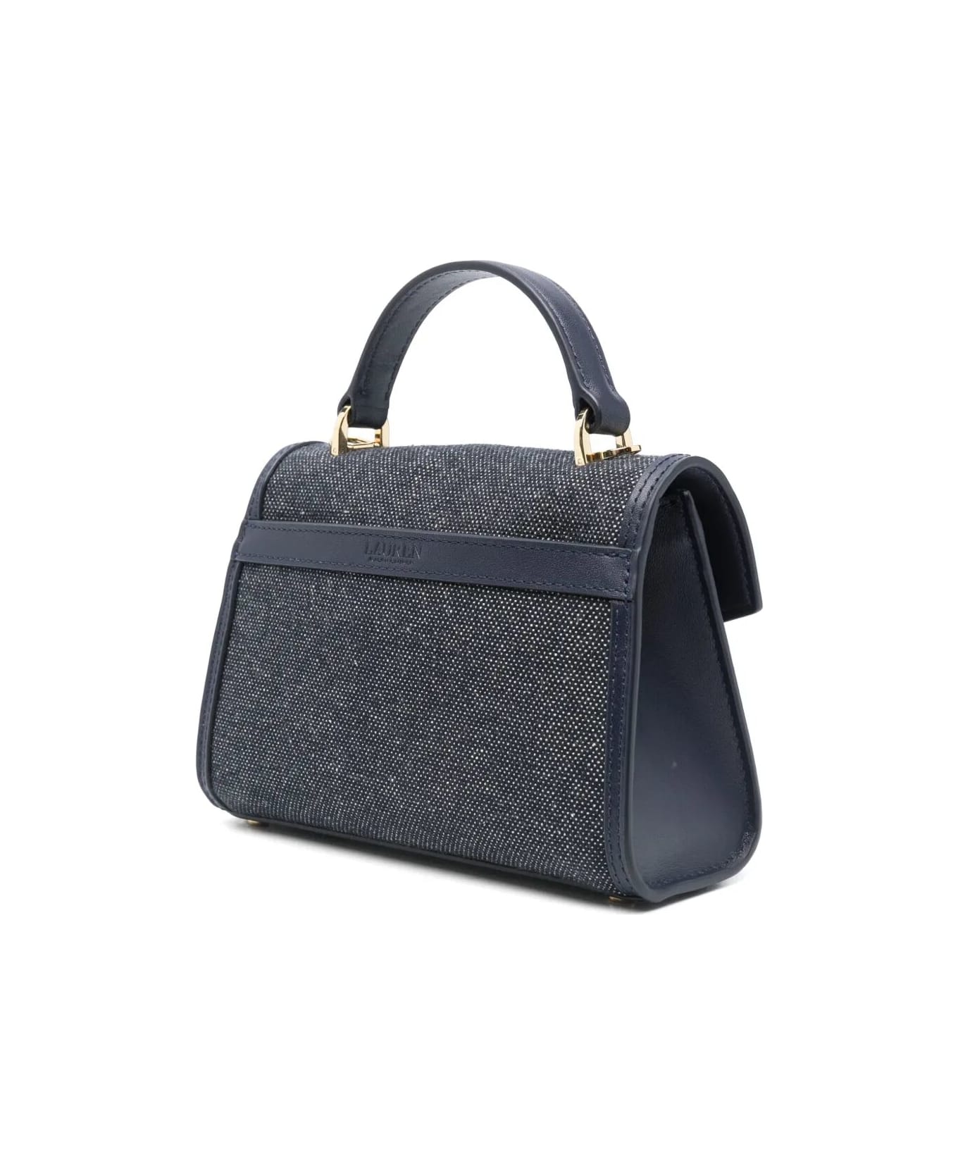 Ralph Lauren Farrah Small Satchel - Refined Navy