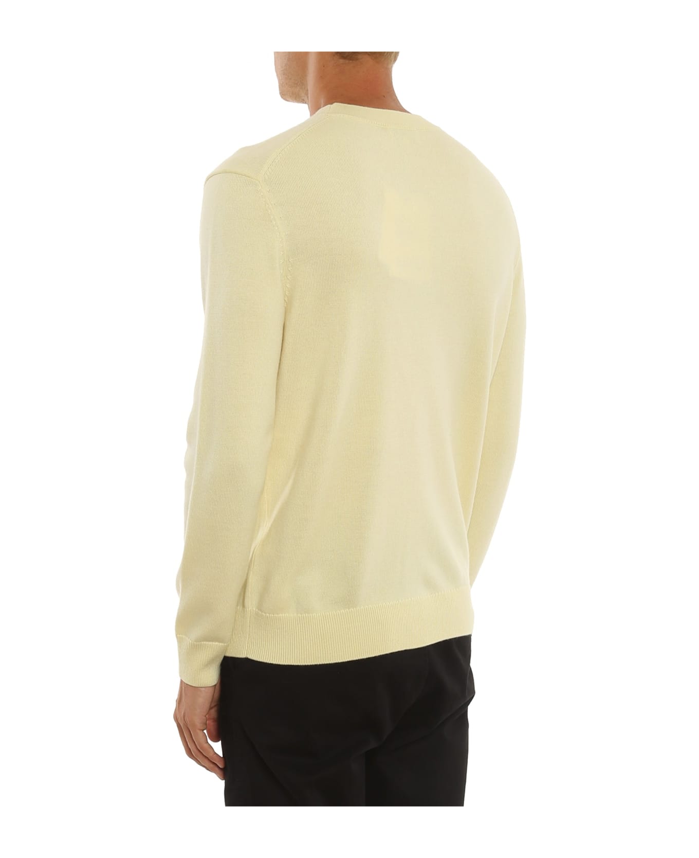 Kenzo Logo Wool Sweater - Yellow