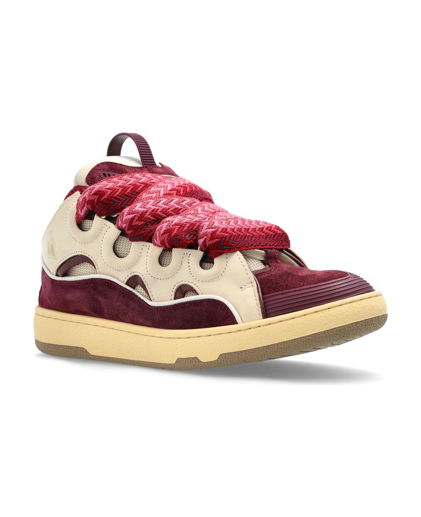 Lanvin 
curb
 Sports Shoes - BEIGE/BURGUNDY